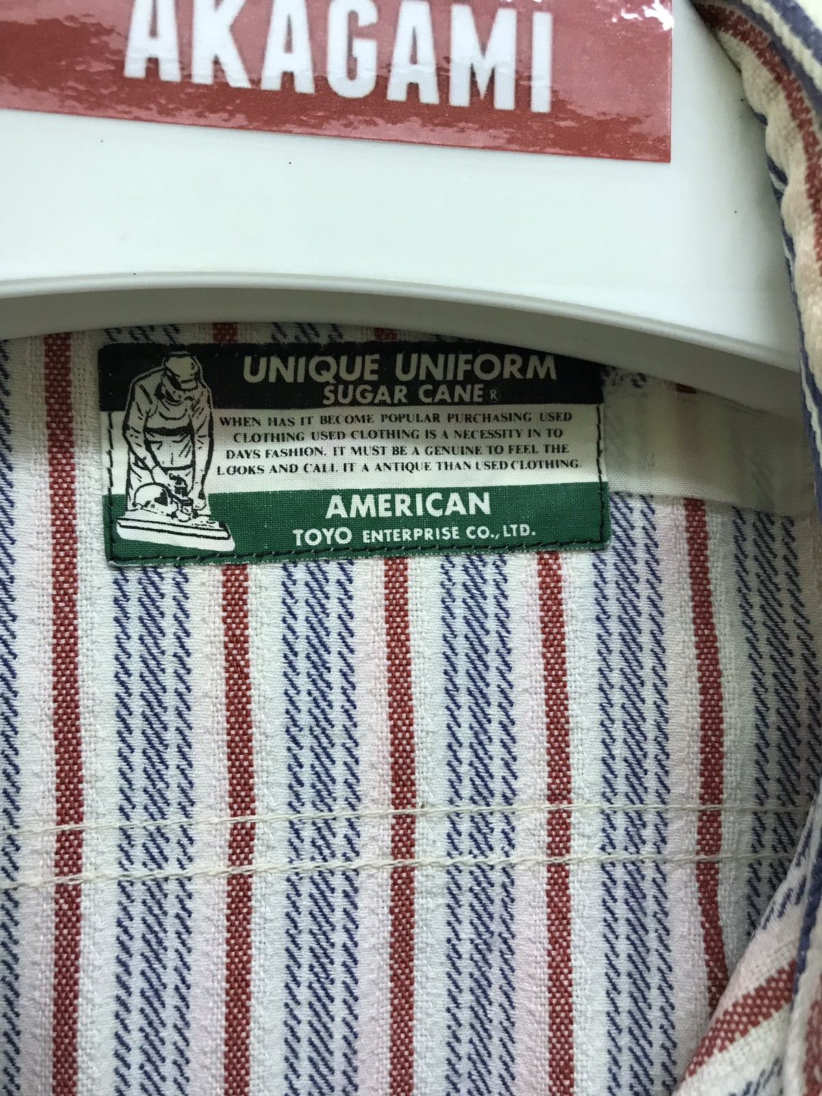 Japanese Brand Made in Japan Sugar Cane Toyo Enterprise Pinstriped 6🟩9 Size US M / EU 48-50 / 2 - 5 Thumbnail