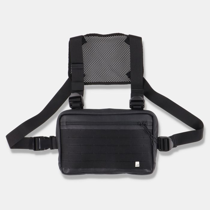 1017 ALYX 9SM Black Leather and Nylon Chest Rig Technical Bag | Grailed