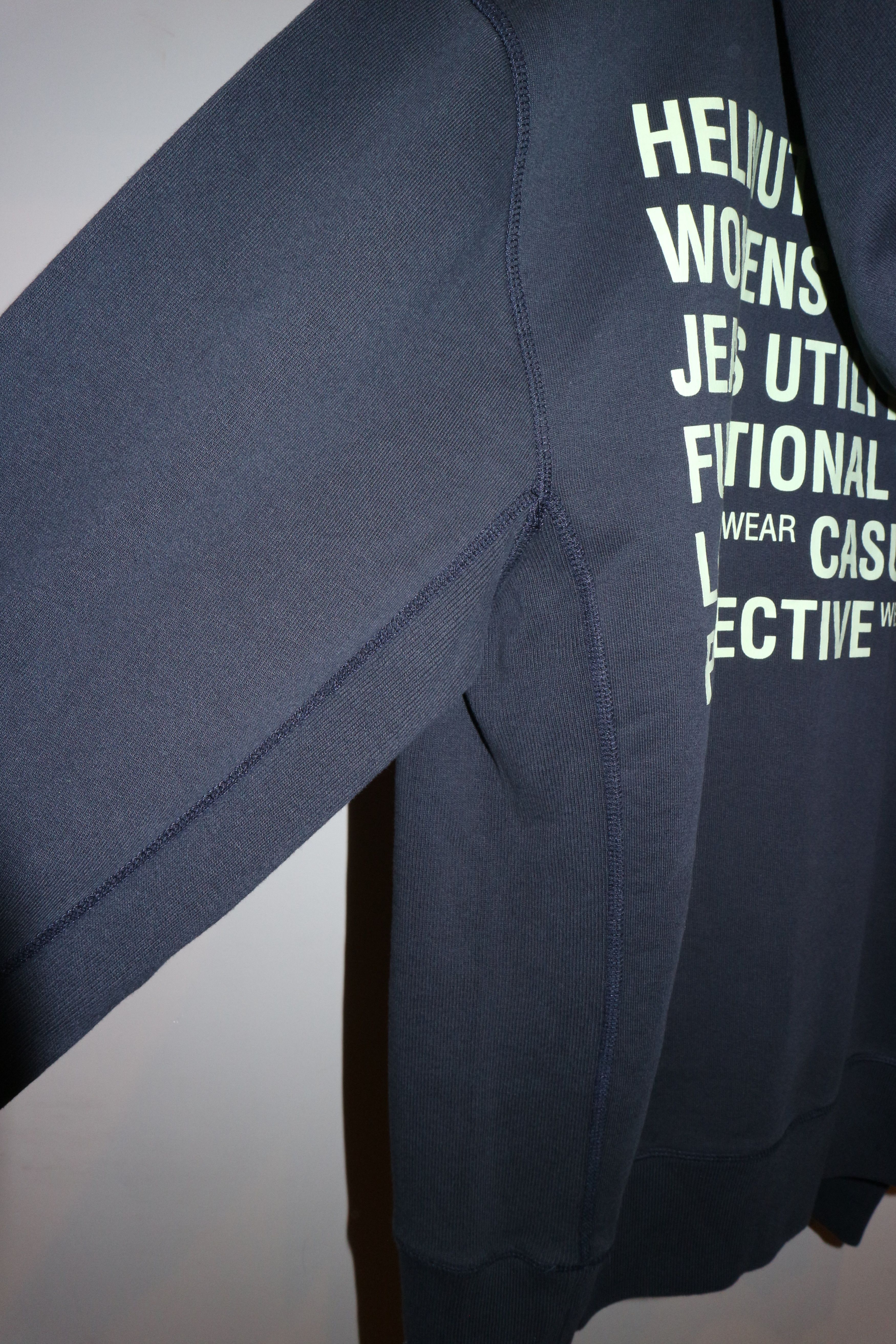 Helmut Lang glow in the dark logo hoodie Size US M / EU 48-50 / 2 - 11 Thumbnail