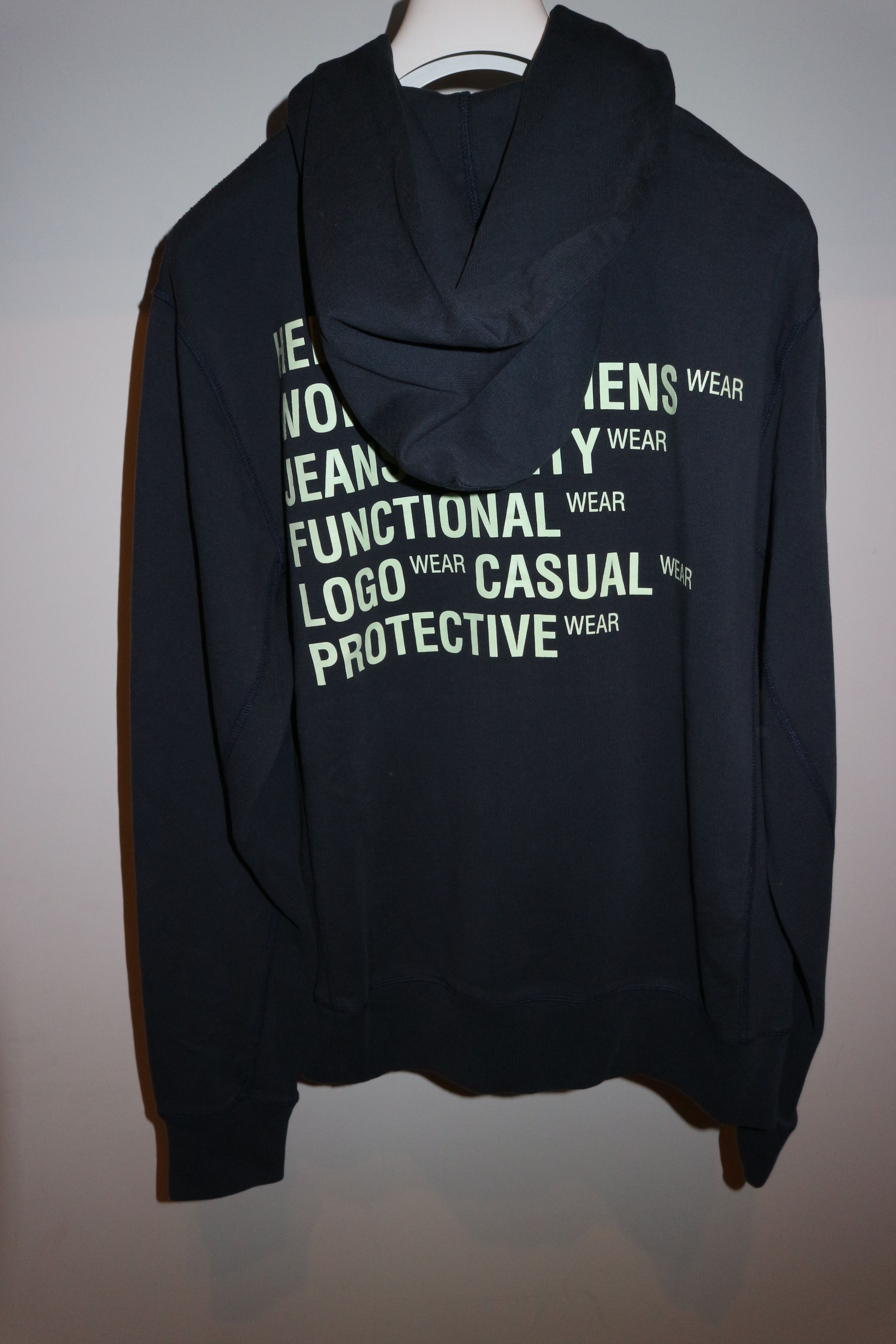 Helmut Lang glow in the dark logo hoodie Size US M / EU 48-50 / 2 - 8 Thumbnail
