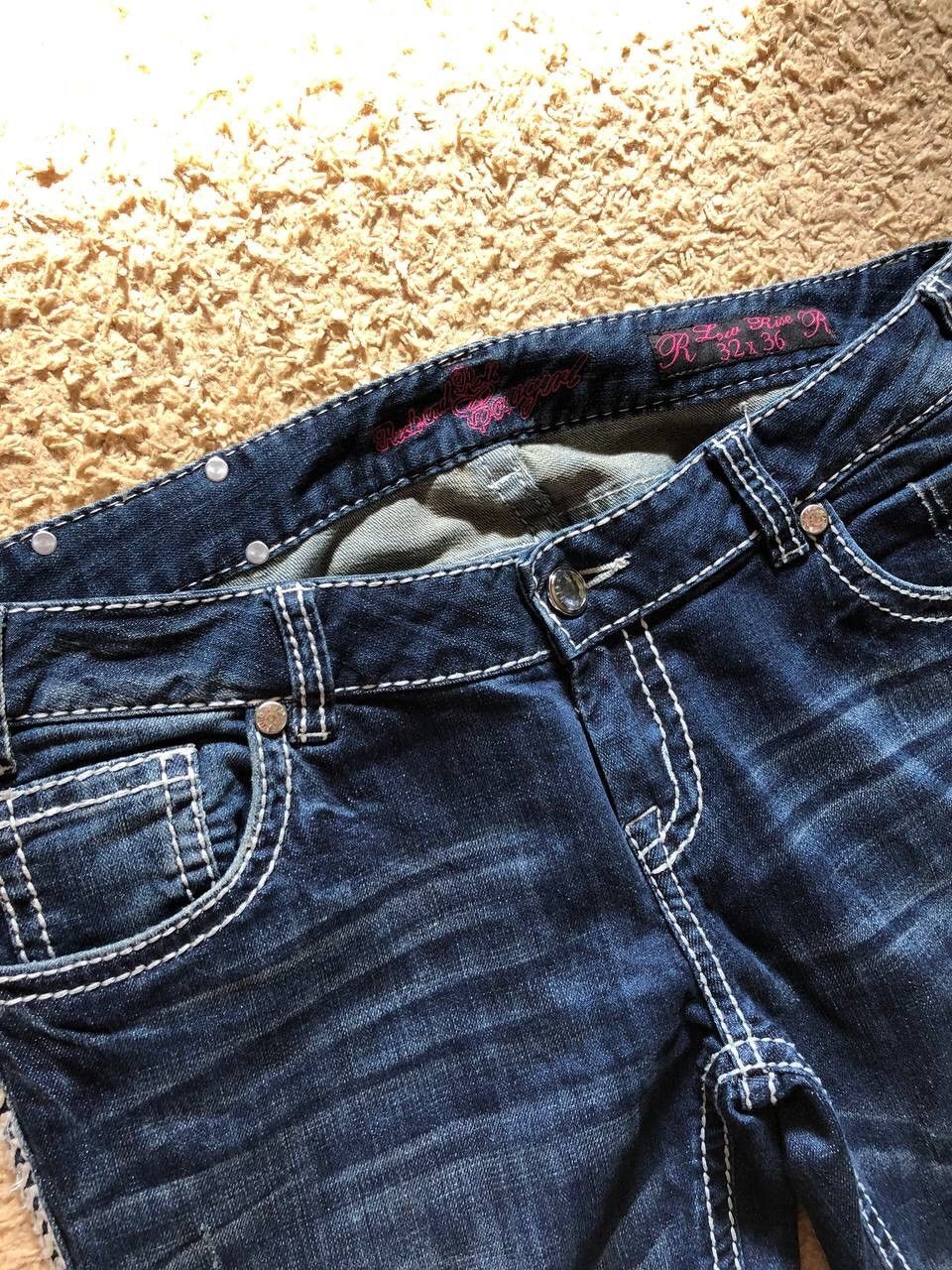 Rock Revival Vintage Rock Revival Denim Jeans Y2K Rhinestone Crystal Rock Size US 32 / EU 48 - 3 Thumbnail