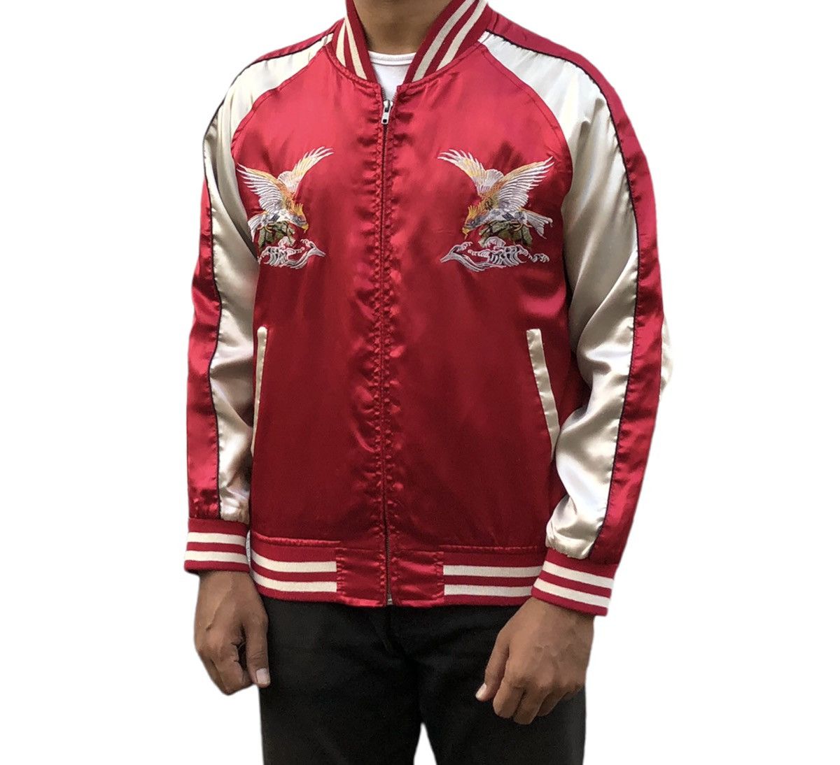 Japanese Brand Vintage Sukajan Souvenir Japanese Bomber Jacket Size US M / EU 48-50 / 2 - 7 Thumbnail