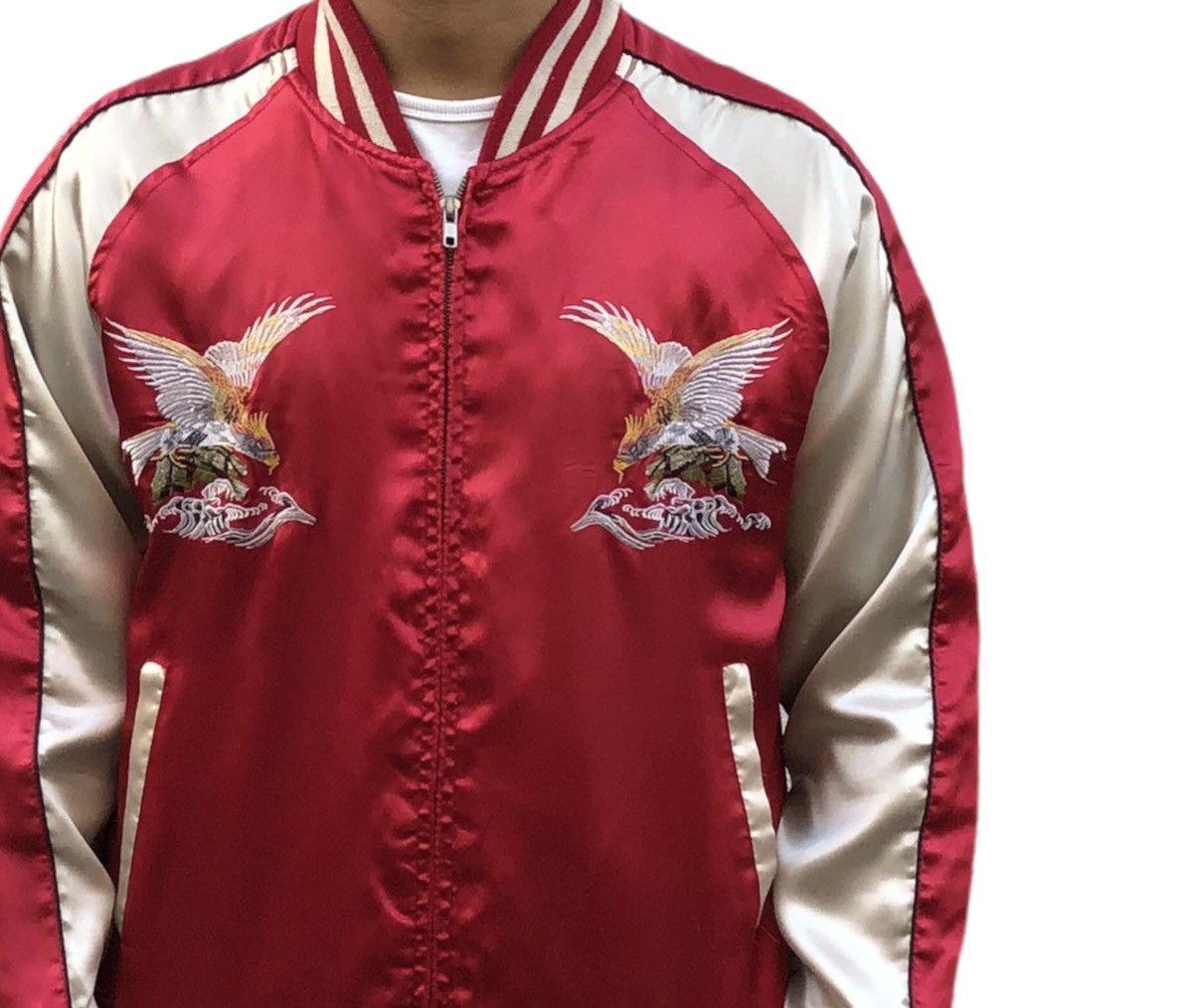 Japanese Brand Vintage Sukajan Souvenir Japanese Bomber Jacket Size US M / EU 48-50 / 2 - 8 Thumbnail