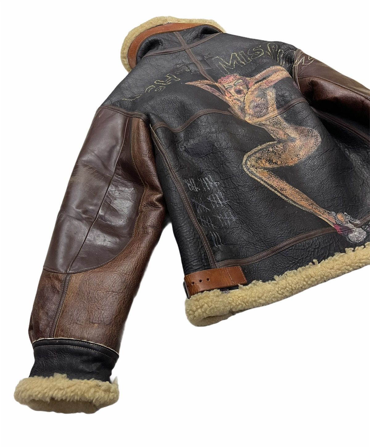 Vintage AVIREX B3 WWII IMPRESSIONS NIGHT MISSION Size US L / EU 52-54 / 3 - 13 Thumbnail