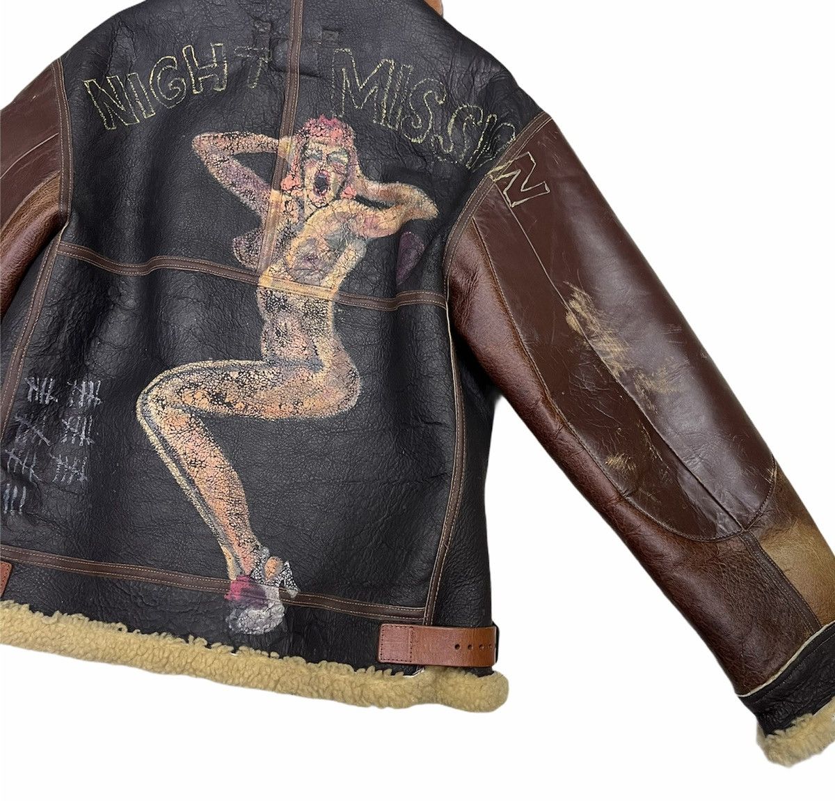 Vintage AVIREX B3 WWII IMPRESSIONS NIGHT MISSION Size US L / EU 52-54 / 3 - 12 Thumbnail