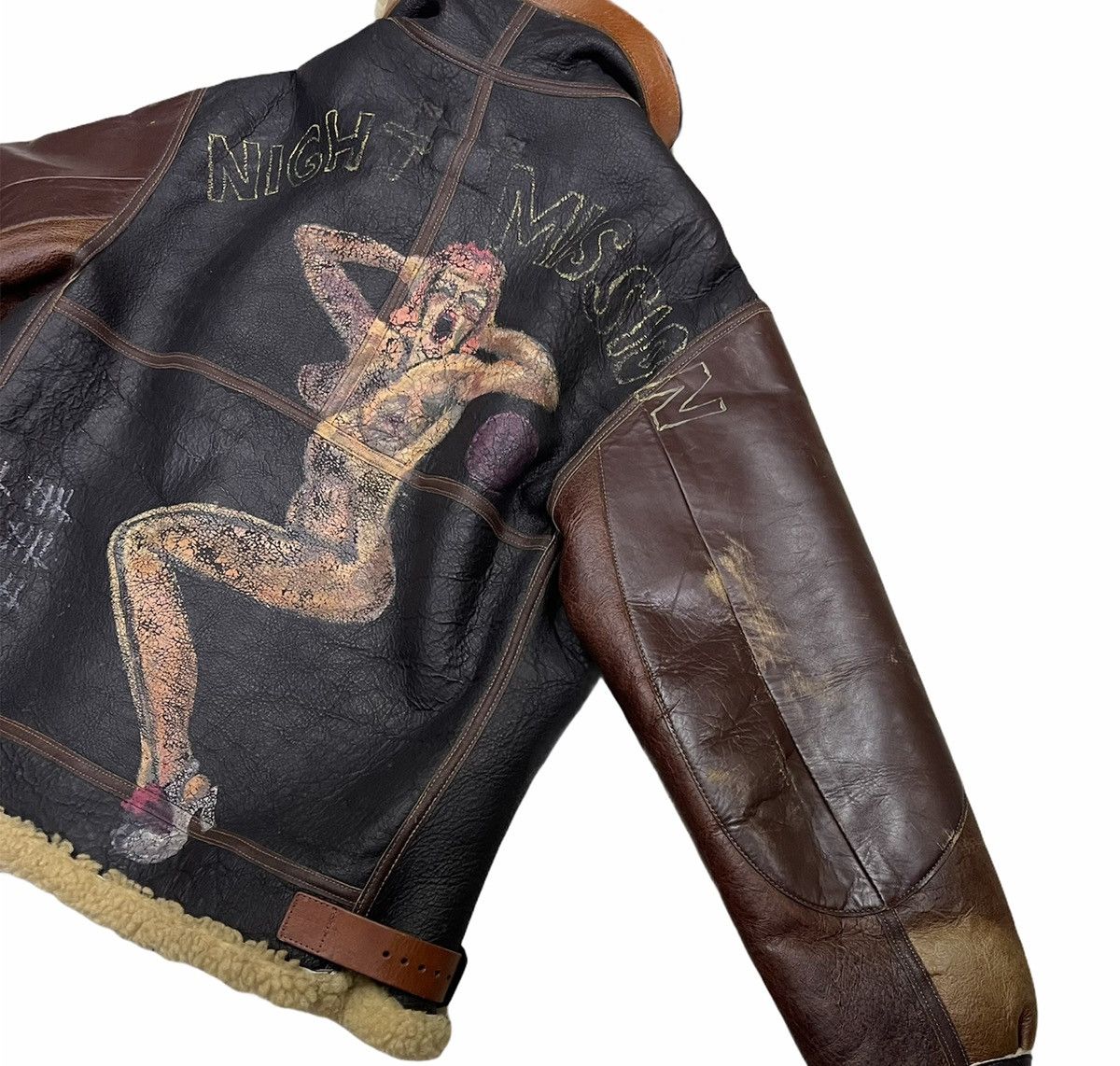 Vintage AVIREX B3 WWII IMPRESSIONS NIGHT MISSION Size US L / EU 52-54 / 3 - 8 Thumbnail