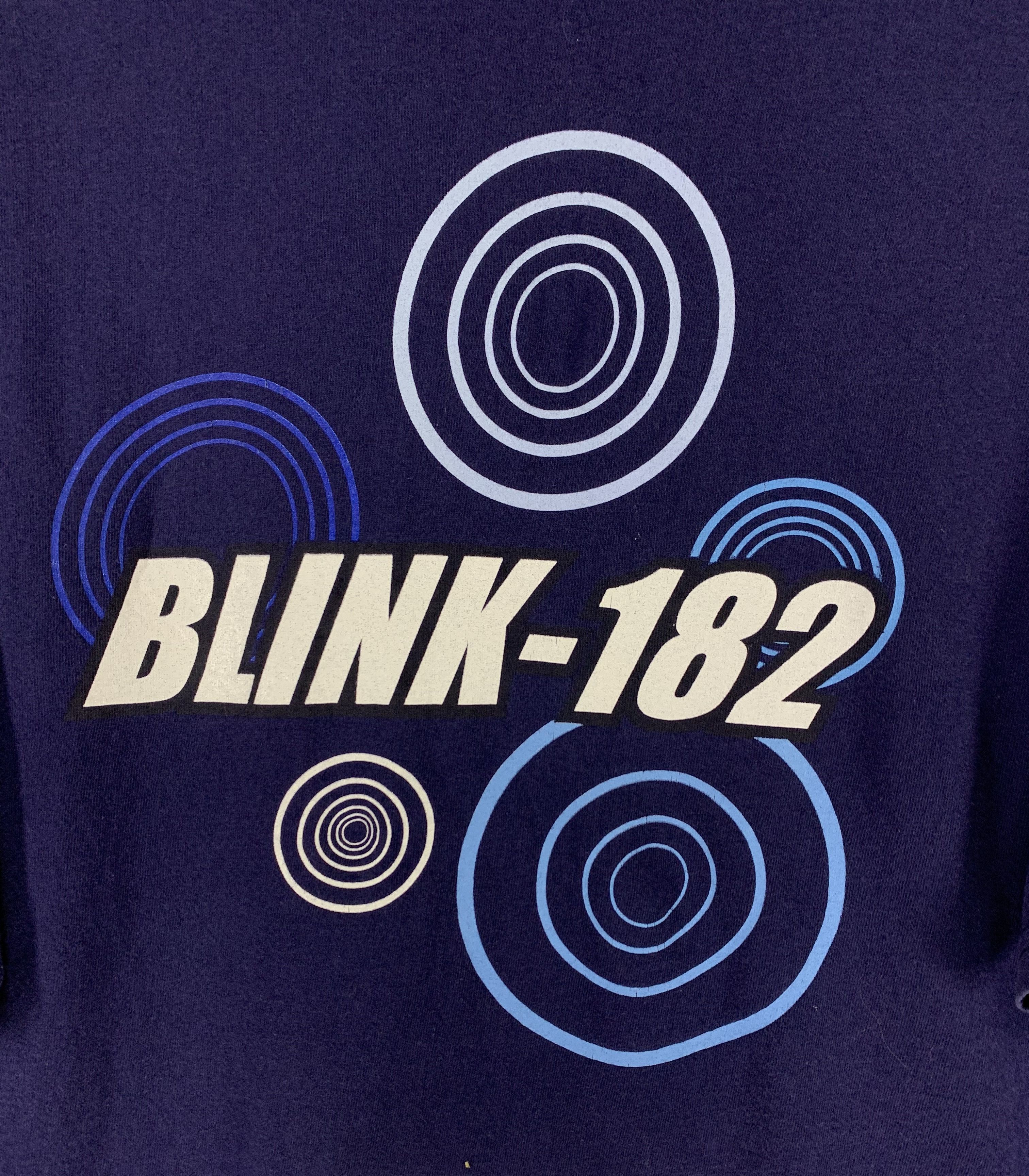 Band Tees × Vintage Blink 182 spellout big logo punk concert tour vtg 90s tee Size US XL / EU 56 / 4 - 4 Thumbnail