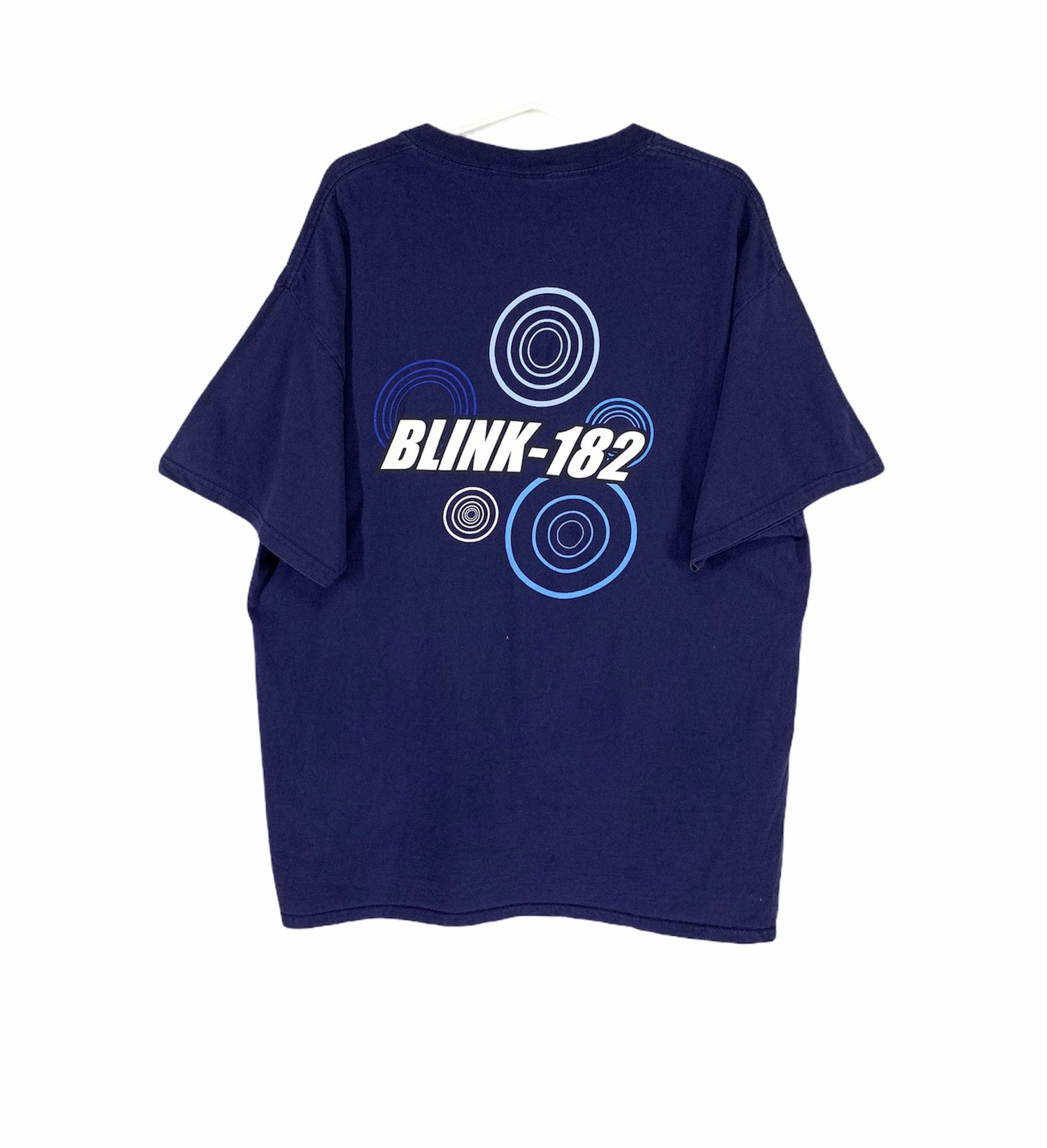 Band Tees × Vintage Blink 182 spellout big logo punk concert tour vtg 90s tee Size US XL / EU 56 / 4 - 1 Thumbnail