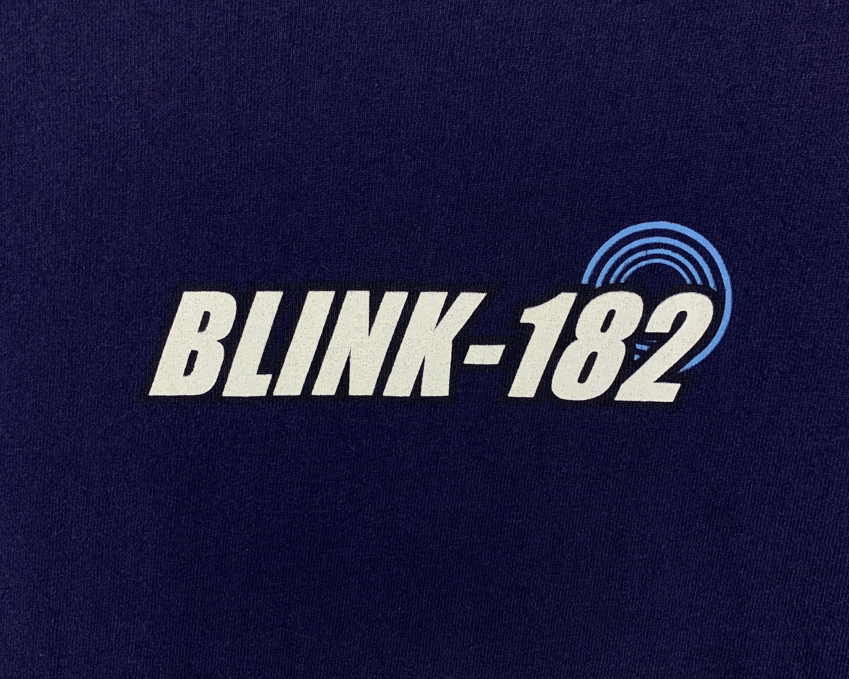 Band Tees × Vintage Blink 182 spellout big logo punk concert tour vtg 90s tee Size US XL / EU 56 / 4 - 3 Thumbnail