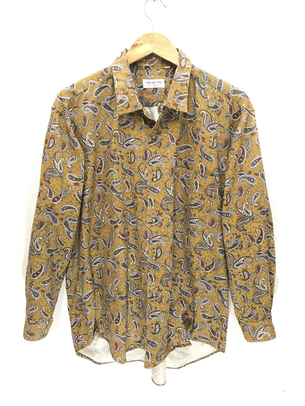 Japanese Brand Urban City Paisley All Over Button Shirt Regular 5🟩9 Size US L / EU 52-54 / 3 - 1 Thumbnail