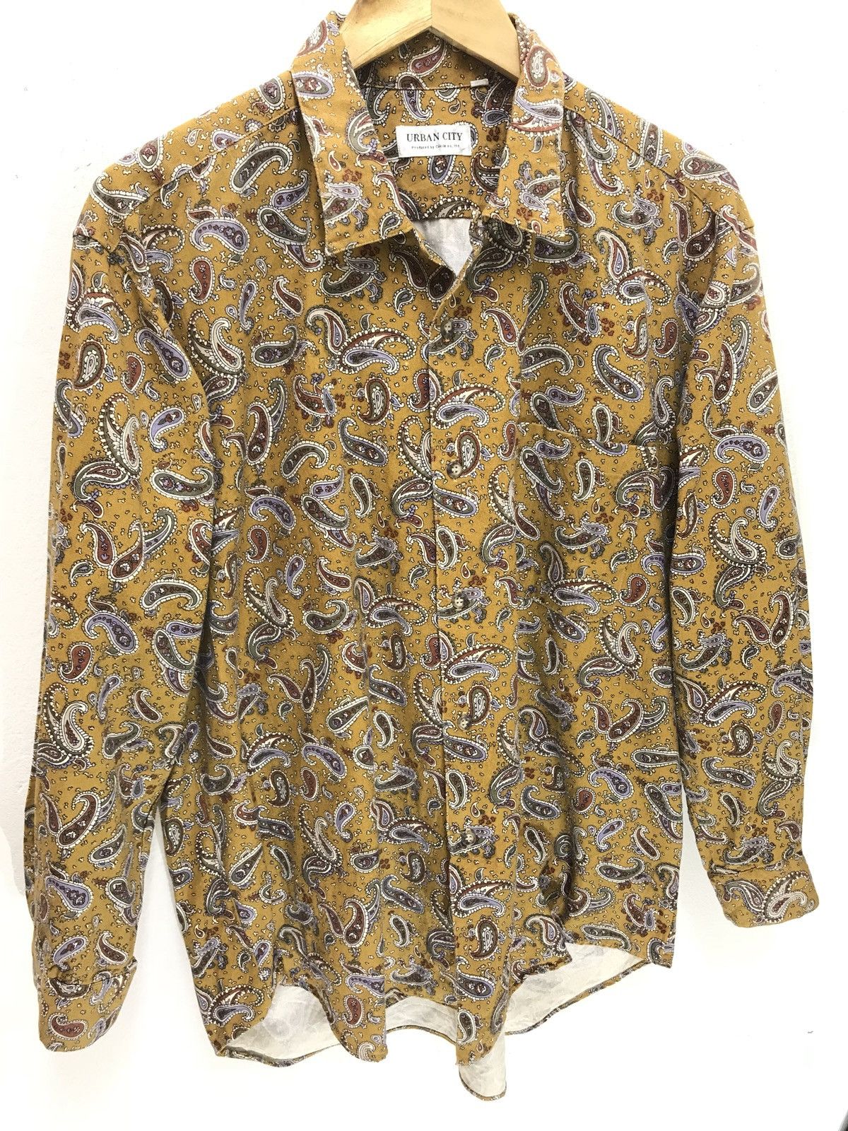 Japanese Brand Urban City Paisley All Over Button Shirt Regular 5🟩9 Size US L / EU 52-54 / 3 - 2 Thumbnail
