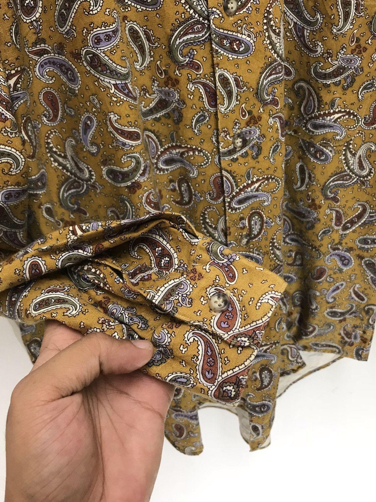 Japanese Brand Urban City Paisley All Over Button Shirt Regular 5🟩9 Size US L / EU 52-54 / 3 - 4 Thumbnail