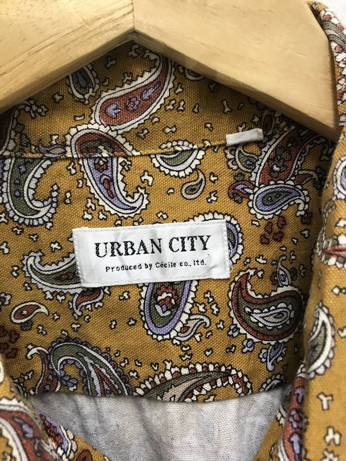 Japanese Brand Urban City Paisley All Over Button Shirt Regular 5🟩9 Size US L / EU 52-54 / 3 - 6 Thumbnail