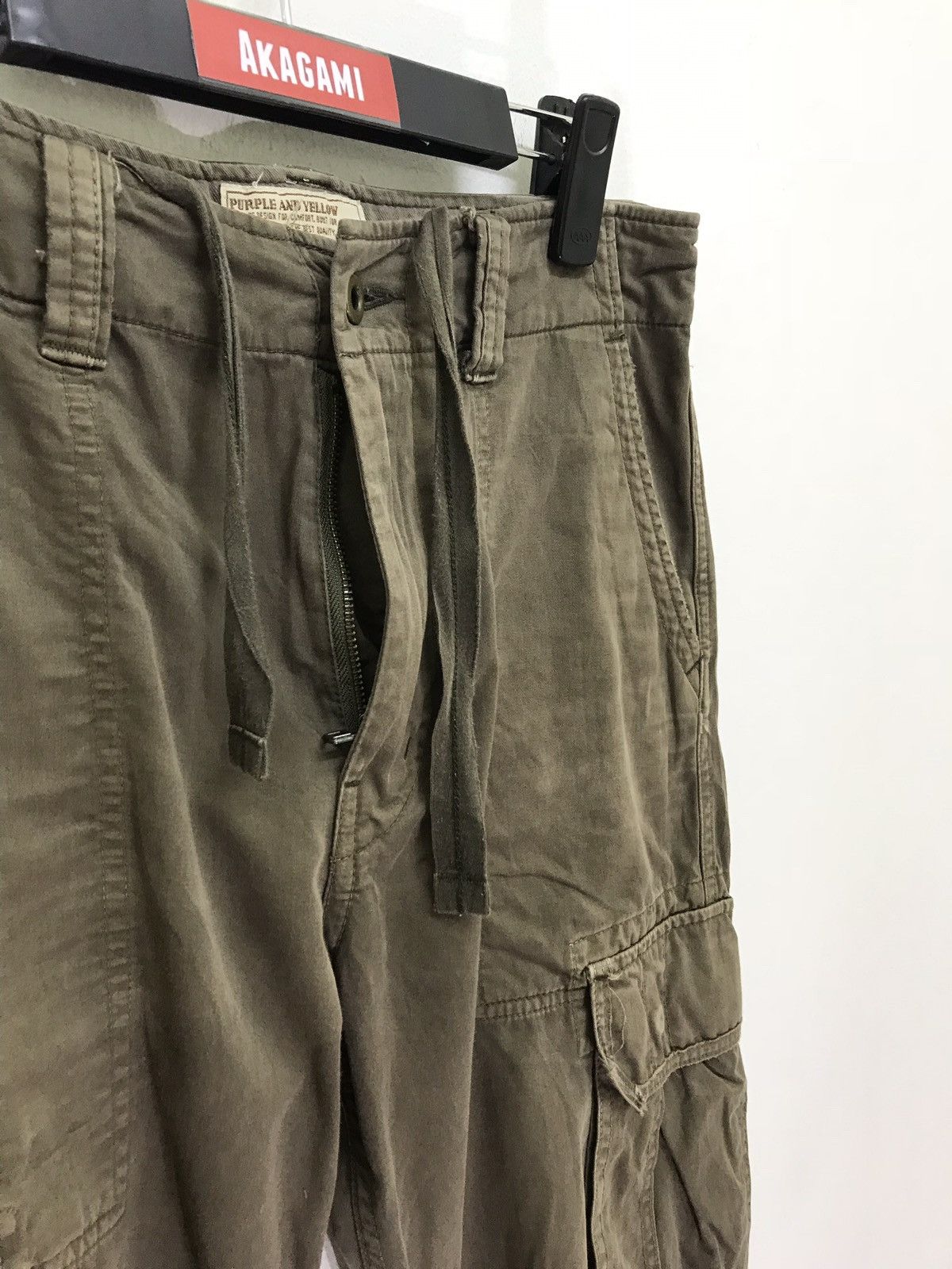 Japanese Brand Purple and Yellow Cargo Tactical Pant Regular Size US 31 - 7 Thumbnail