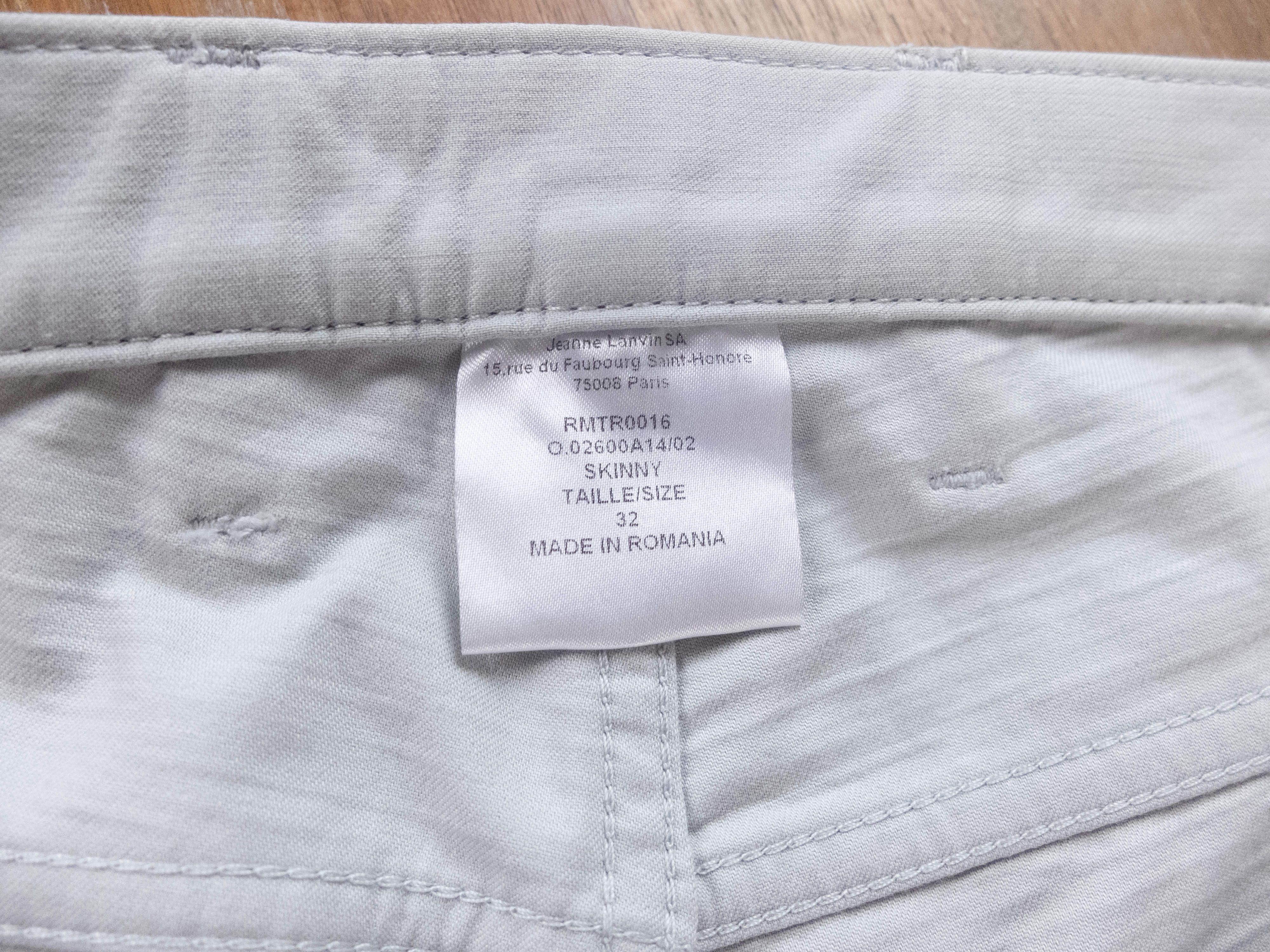 Lanvin LANVIN light gray skinny 5-pocket jeans - 32 US / 48 EU Size US 32 / EU 48 - 6 Thumbnail
