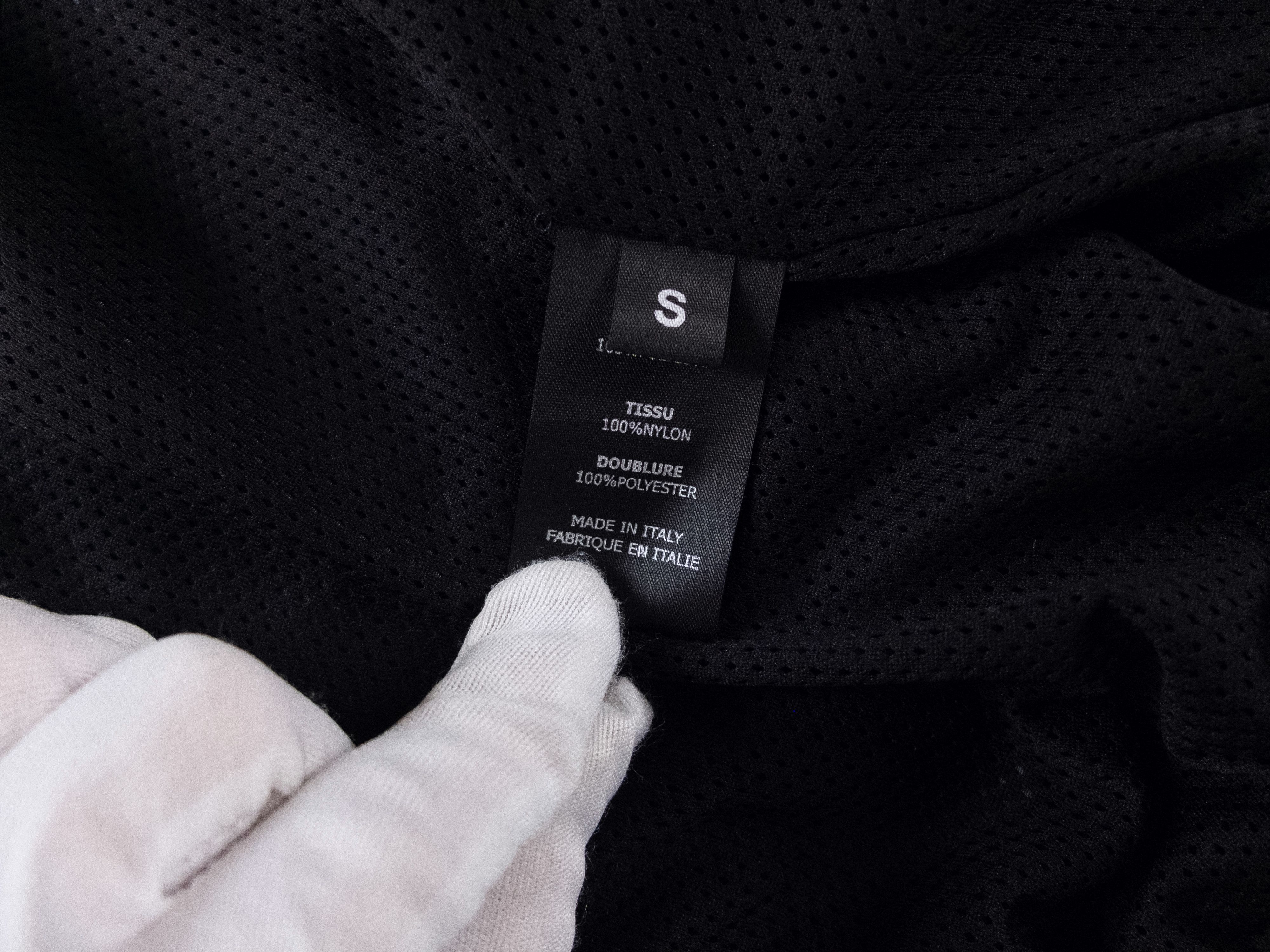 Vetements $1530 VETEMENTS black logo tape zip up track jacket Small Size US S / EU 44-46 / 1 - 9 Thumbnail