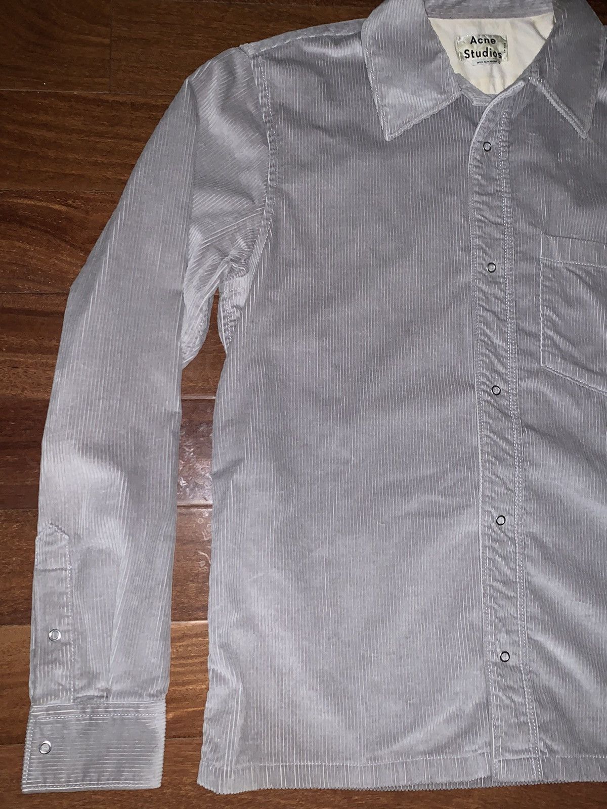 Acne Studios RARE GRAIL acne studios soft corduroy shirt button up Size US M / EU 48-50 / 2 - 2 Thumbnail