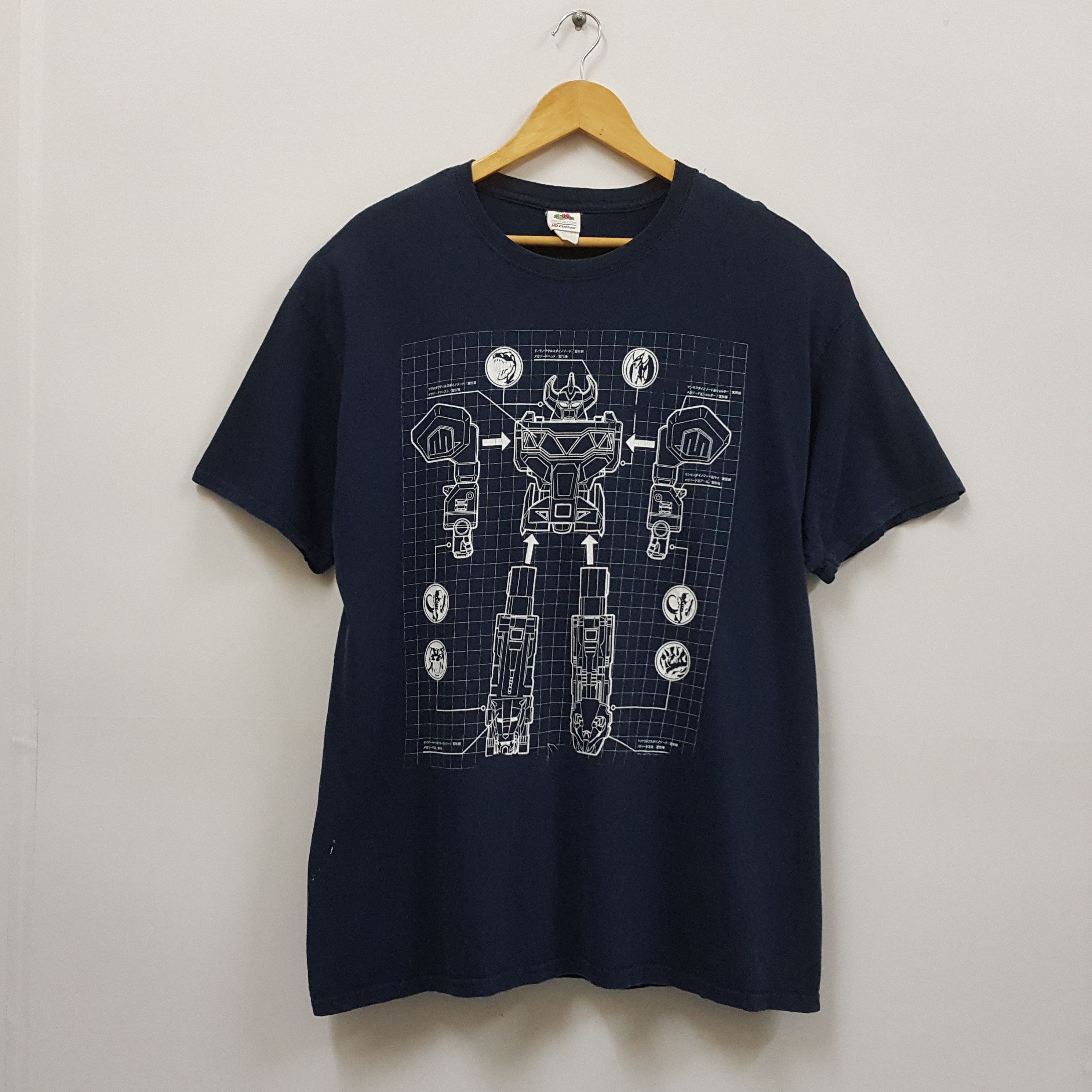 Cartoon Network × Japanese Brand × Vintage Vintage Power RangersJapanese anime series manga t-shirt Size US L / EU 52-54 / 3 - 1 Thumbnail