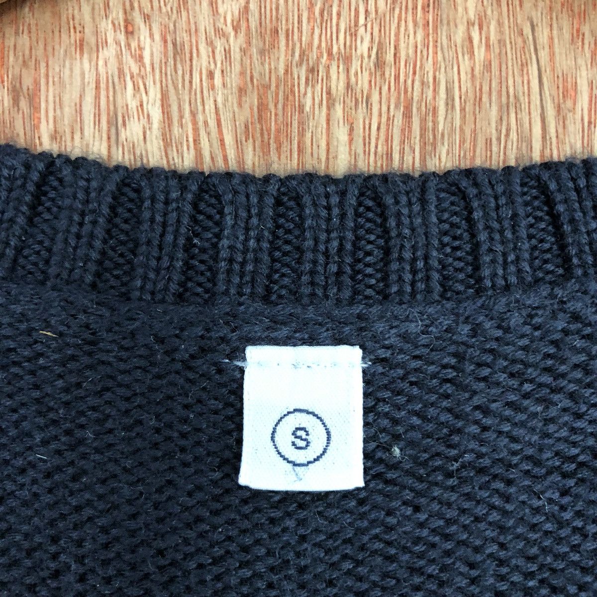 Vintage Japan Black plain Knit Vest #c846 Size US S / EU 44-46 / 1 - 8 Thumbnail