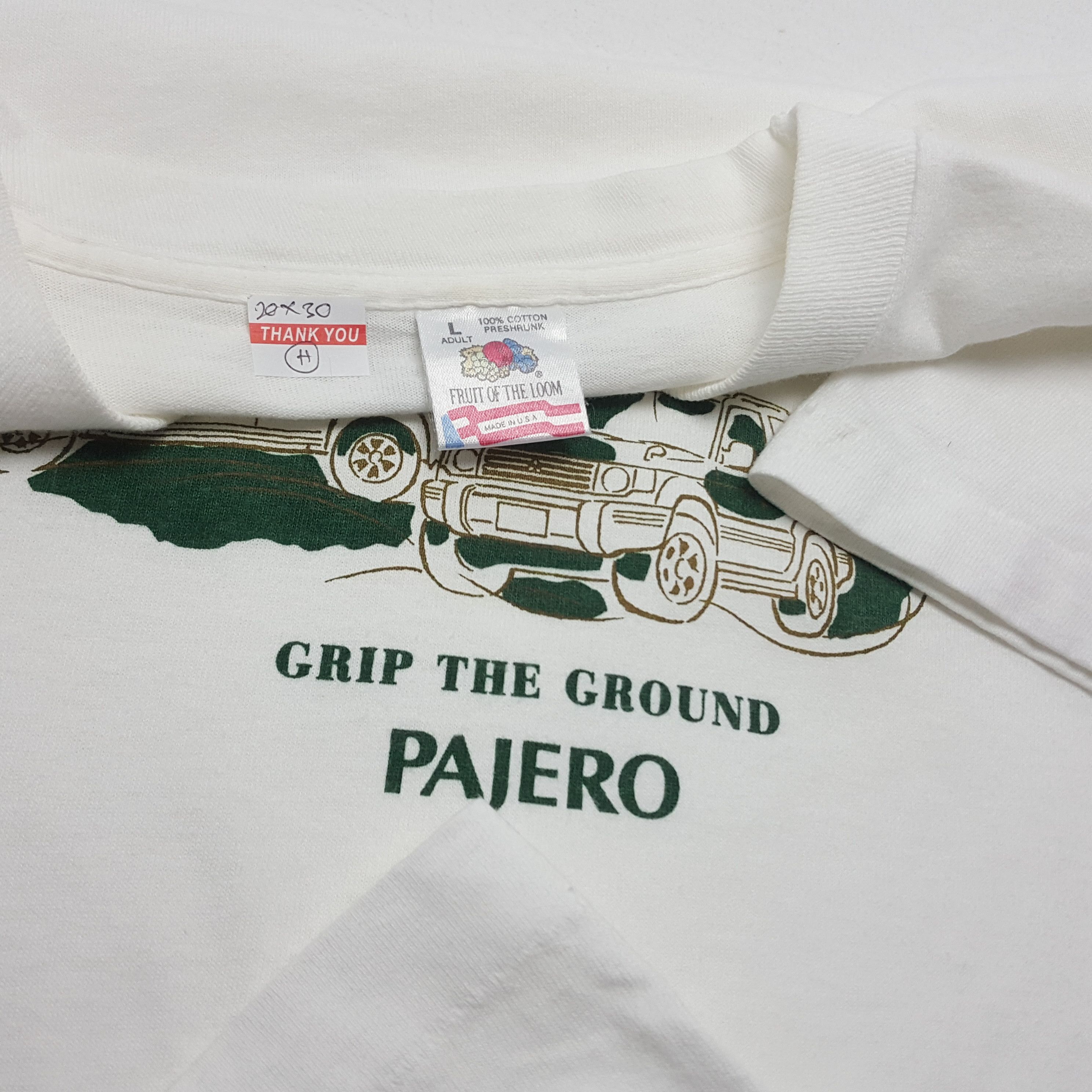 Japanese Brand × Vintage Vintage 90's PAJERO Mitsubishi 4X4 Clab t-shirt Size US L / EU 52-54 / 3 - 3 Thumbnail