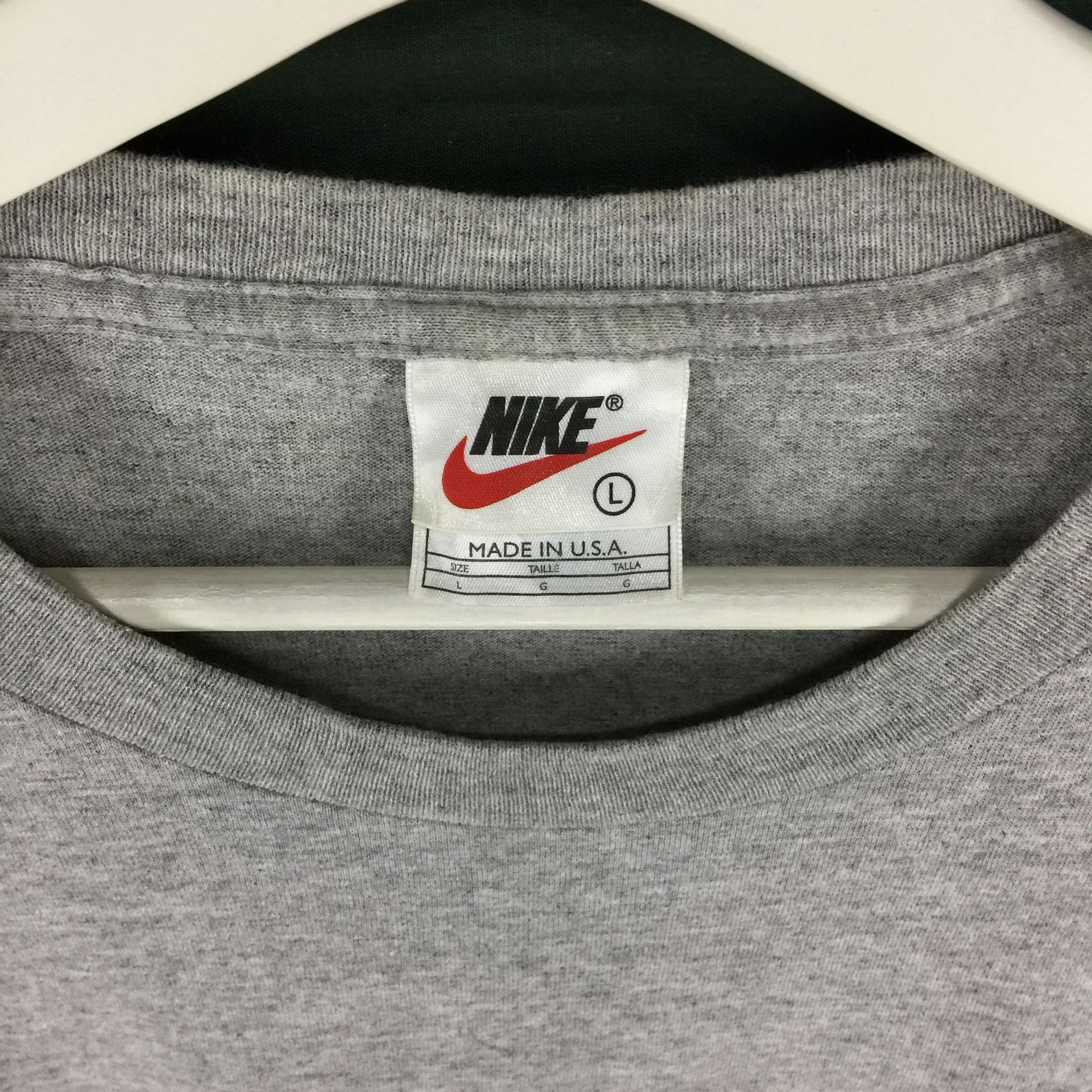 Nike × Vintage Nike spellout big logo vintage 90s tshirt Size US L / EU 52-54 / 3 - 6 Thumbnail