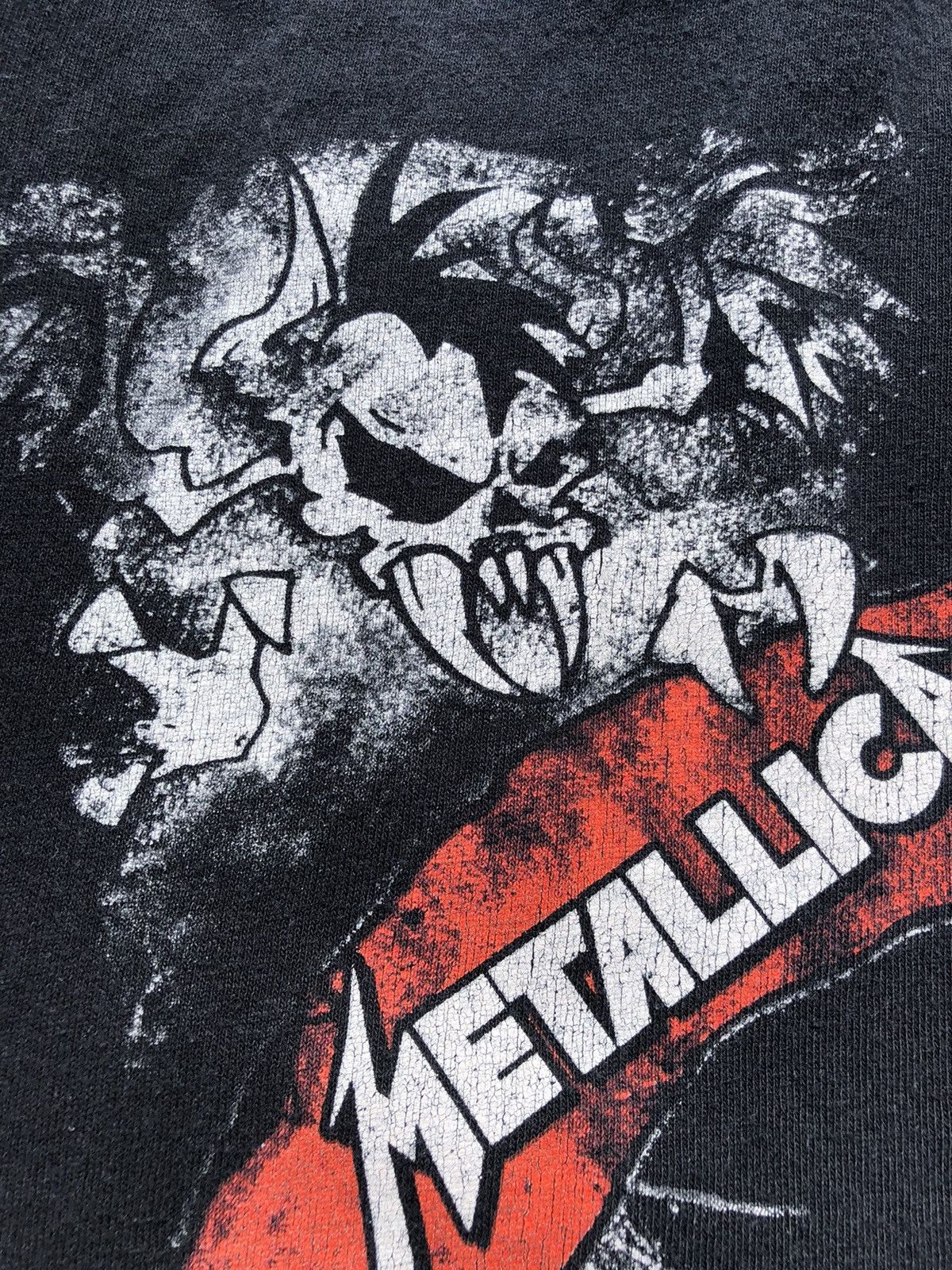 Band Tees Vintage 2000s Metallica Faded Black Tee (Iron Maiden Korn) Size US L / EU 52-54 / 3 - 5 Thumbnail