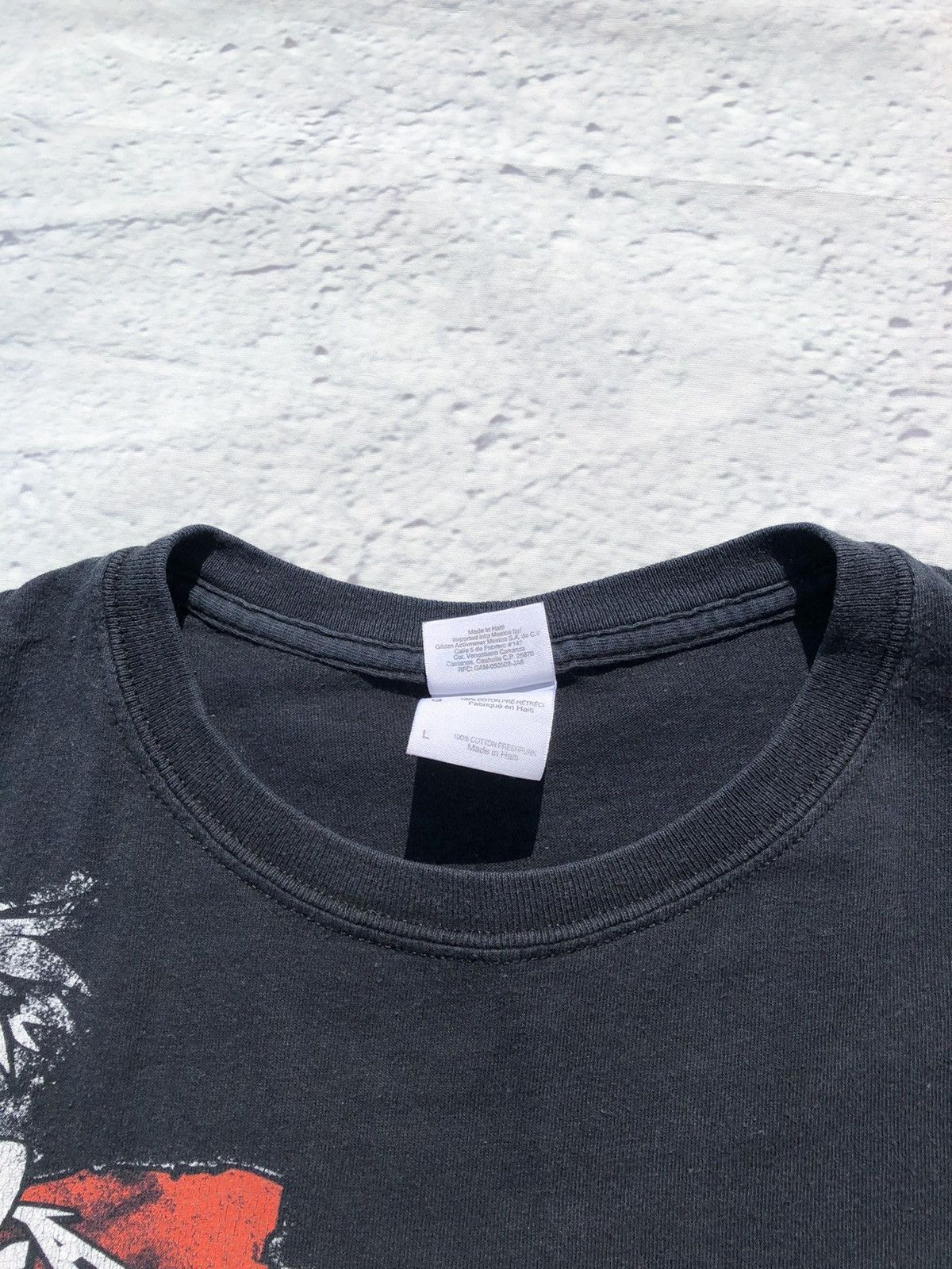 Band Tees Vintage 2000s Metallica Faded Black Tee (Iron Maiden Korn) Size US L / EU 52-54 / 3 - 9 Thumbnail