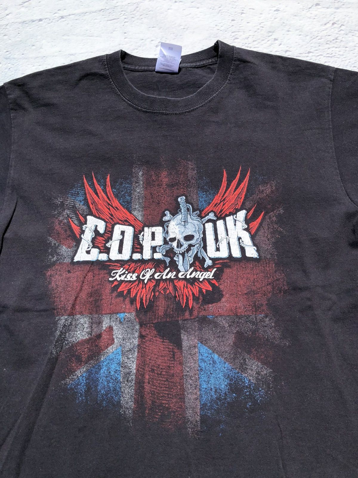 Band Tees Vintage 2015 COP Uk Kiss Of An Angel Tour Black Tee Size US L / EU 52-54 / 3 - 3 Thumbnail