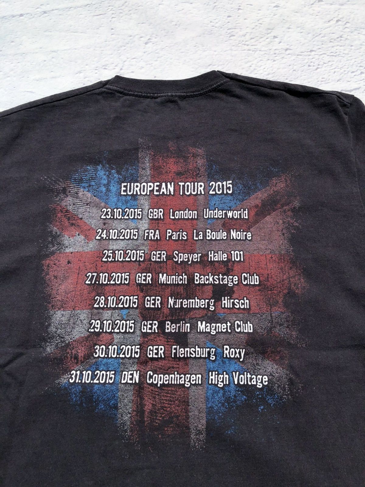 Band Tees Vintage 2015 COP Uk Kiss Of An Angel Tour Black Tee Size US L / EU 52-54 / 3 - 7 Thumbnail