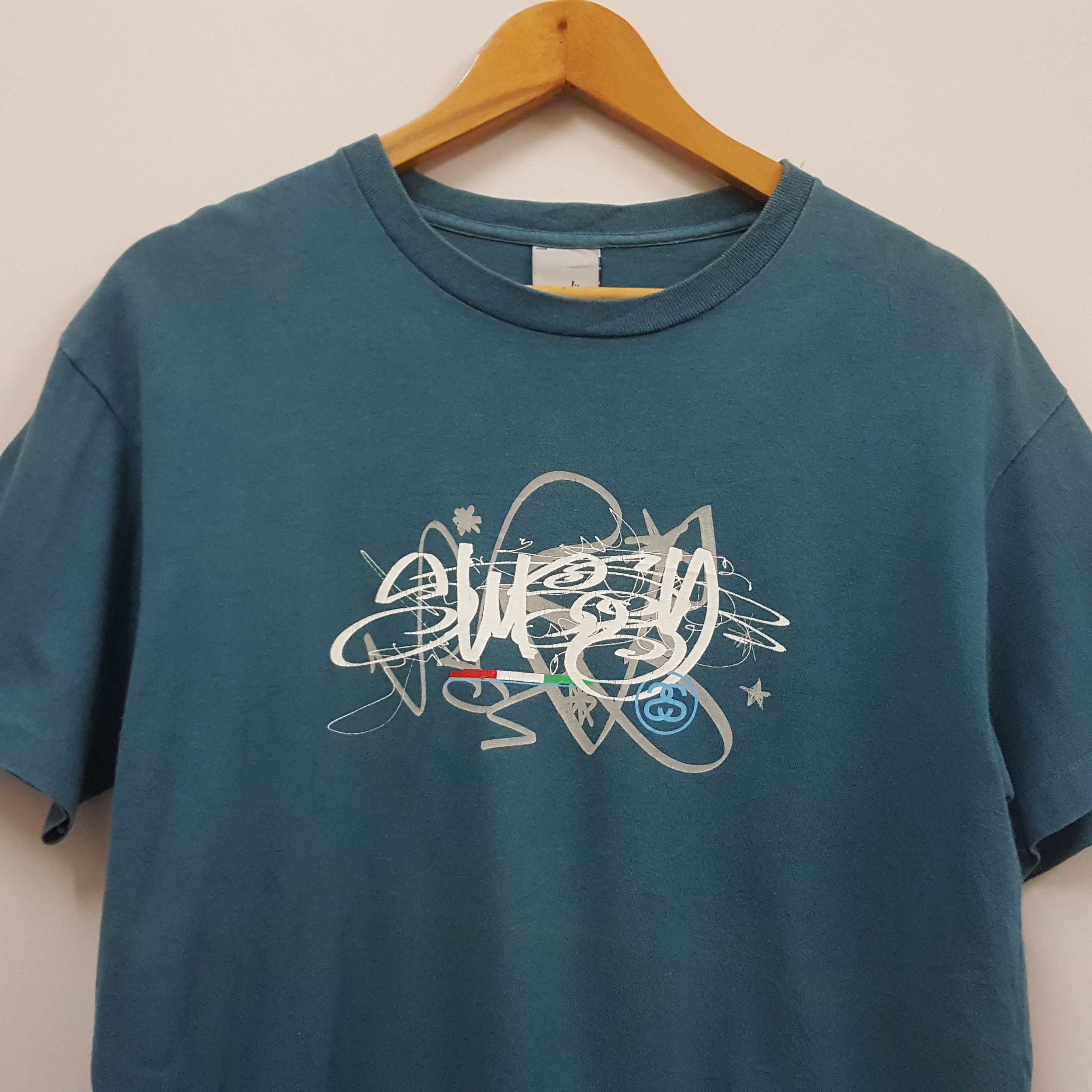 Stussy × Vintage Vintage STUSSY nice design t-shirt made in USA Size US M / EU 48-50 / 2 - 2 Thumbnail