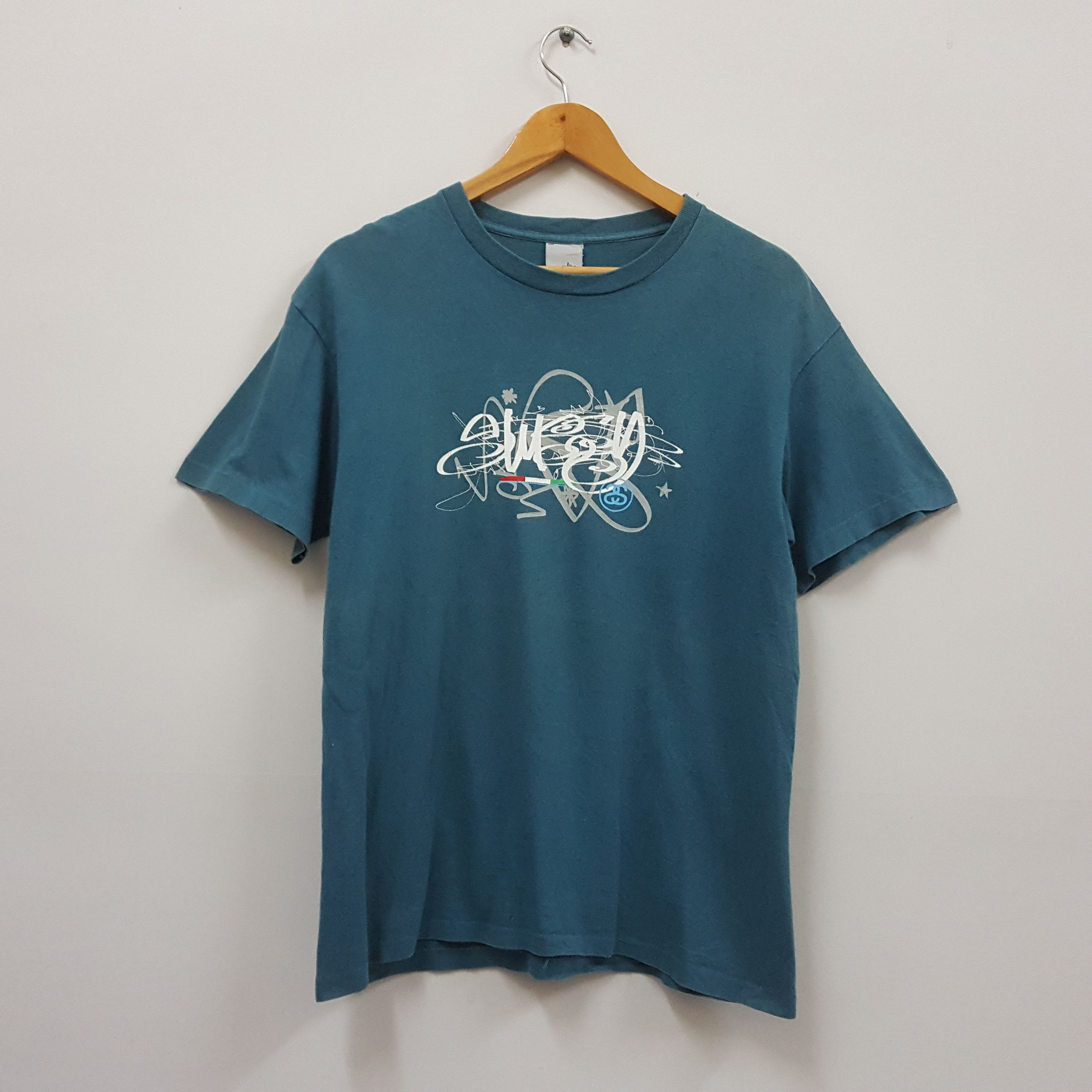 Stussy × Vintage Vintage STUSSY nice design t-shirt made in USA Size US M / EU 48-50 / 2 - 1 Thumbnail