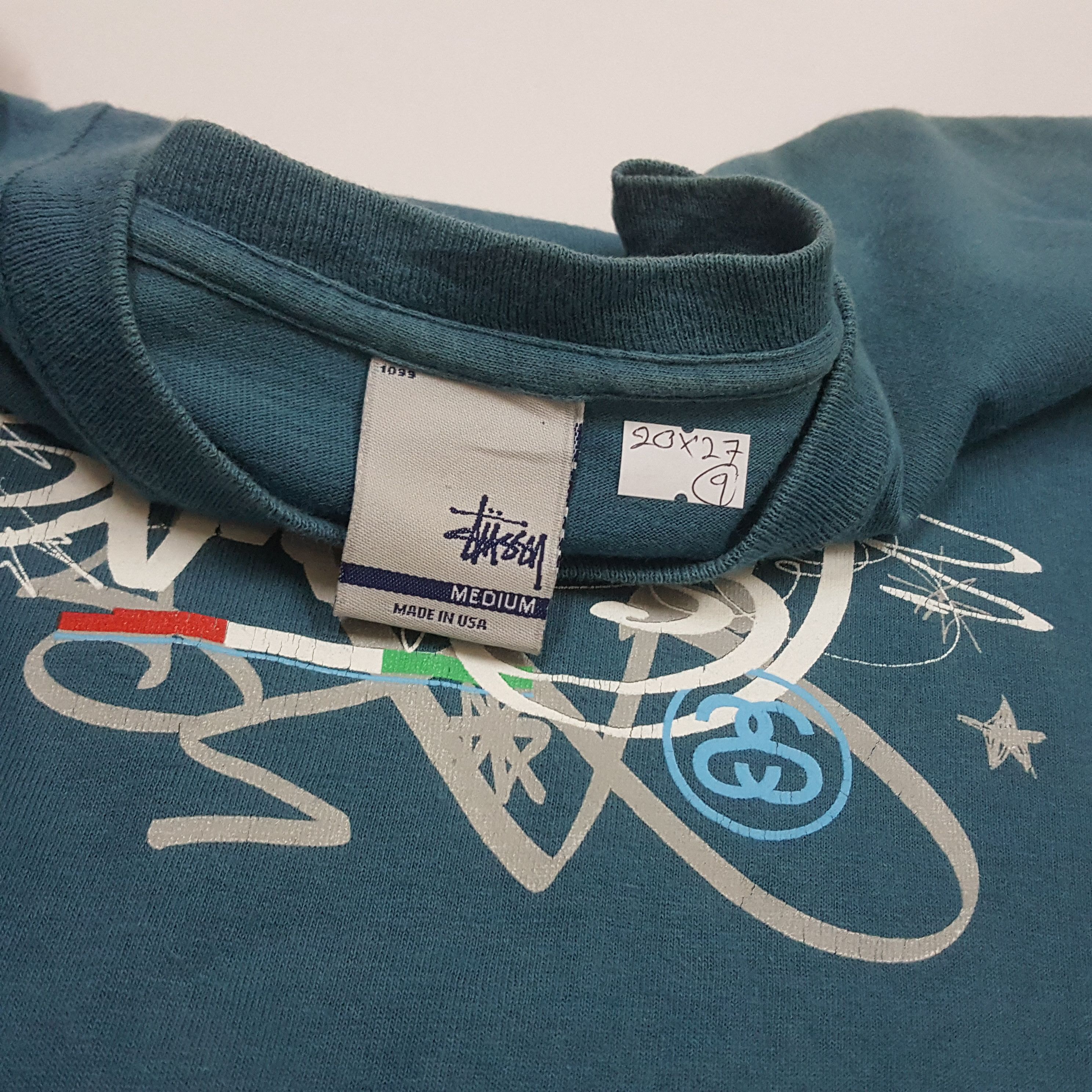 Stussy × Vintage Vintage STUSSY nice design t-shirt made in USA Size US M / EU 48-50 / 2 - 4 Thumbnail