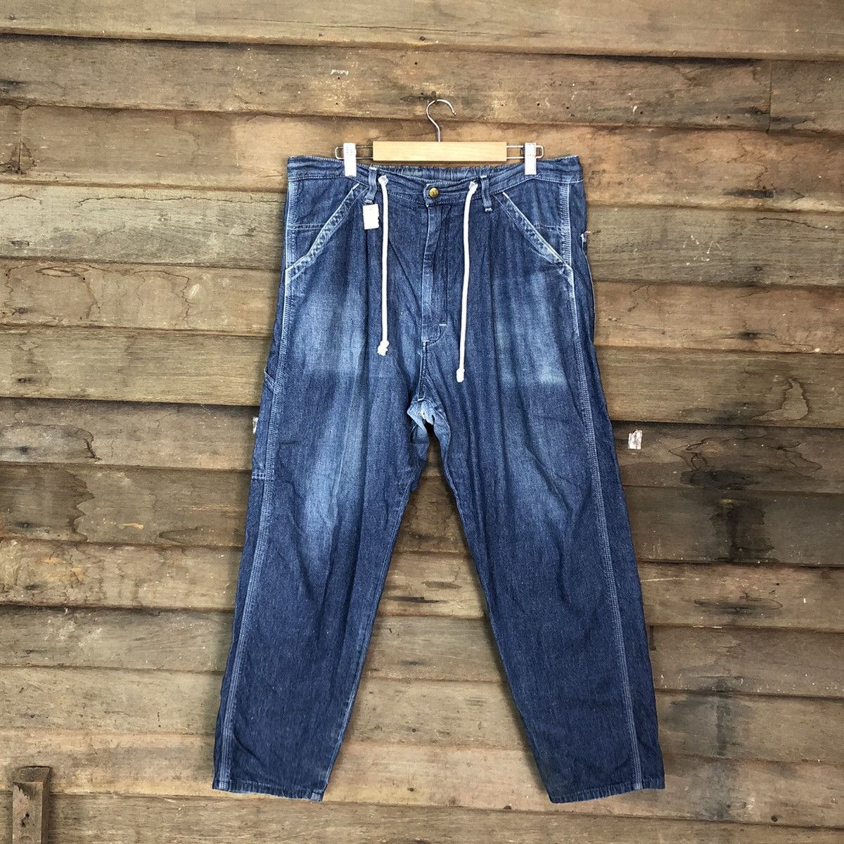 Japanese Brand Lee vintage Blue Denim Jeans Pants #4589 Size US 34 / EU 50 - 1 Thumbnail