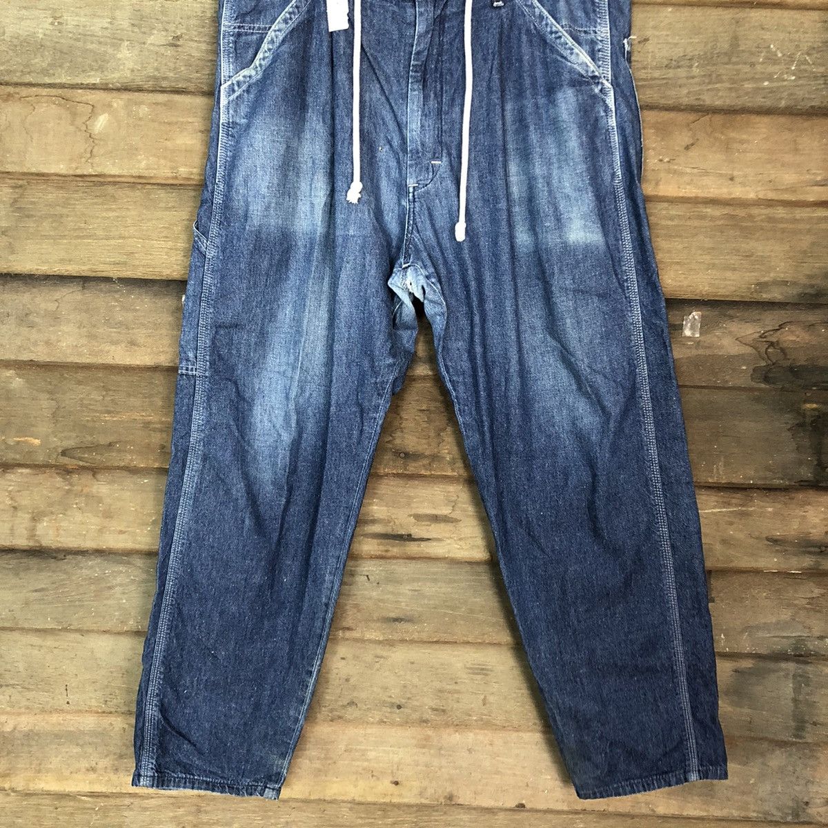 Japanese Brand Lee vintage Blue Denim Jeans Pants #4589 Size US 34 / EU 50 - 3 Thumbnail