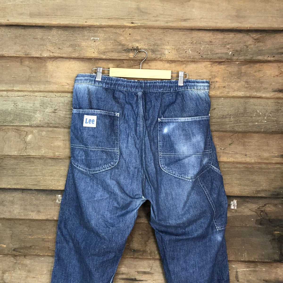 Japanese Brand Lee vintage Blue Denim Jeans Pants #4589 Size US 34 / EU 50 - 9 Thumbnail