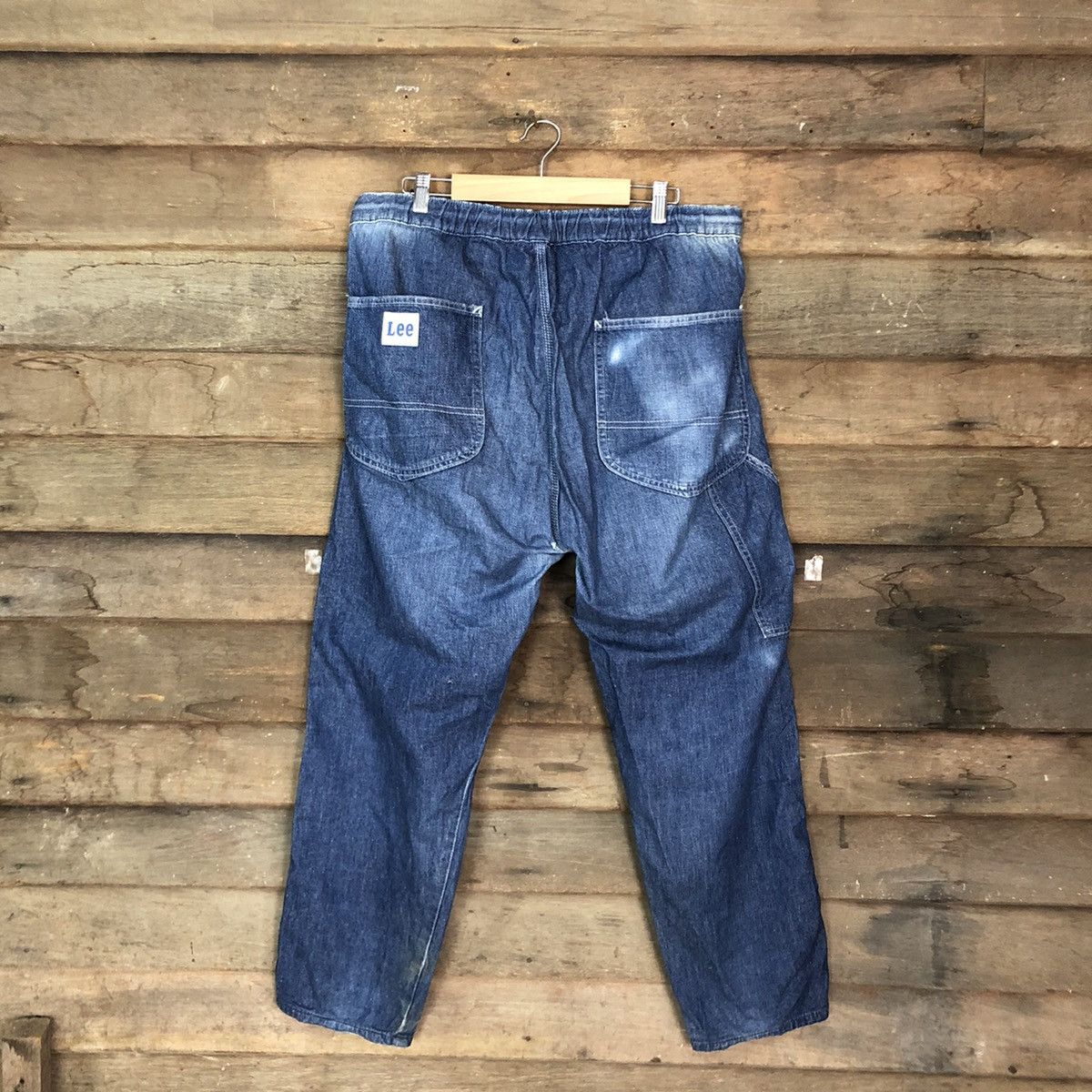 Japanese Brand Lee vintage Blue Denim Jeans Pants #4589 Size US 34 / EU 50 - 8 Thumbnail