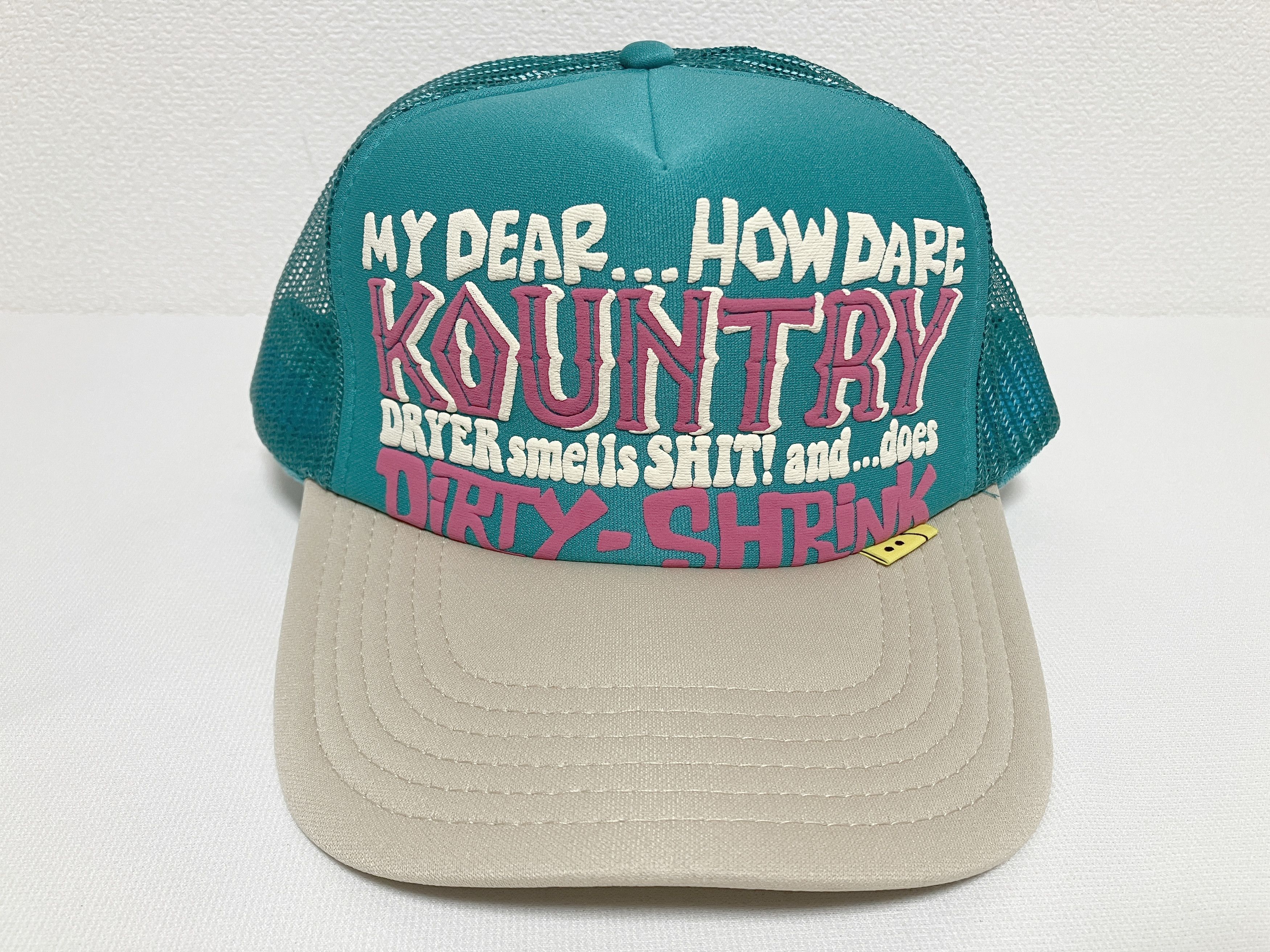 Kapital kapital kountry Dirty Shrink truck cap hat trucker turquoise Size ONE SIZE - 2 Thumbnail