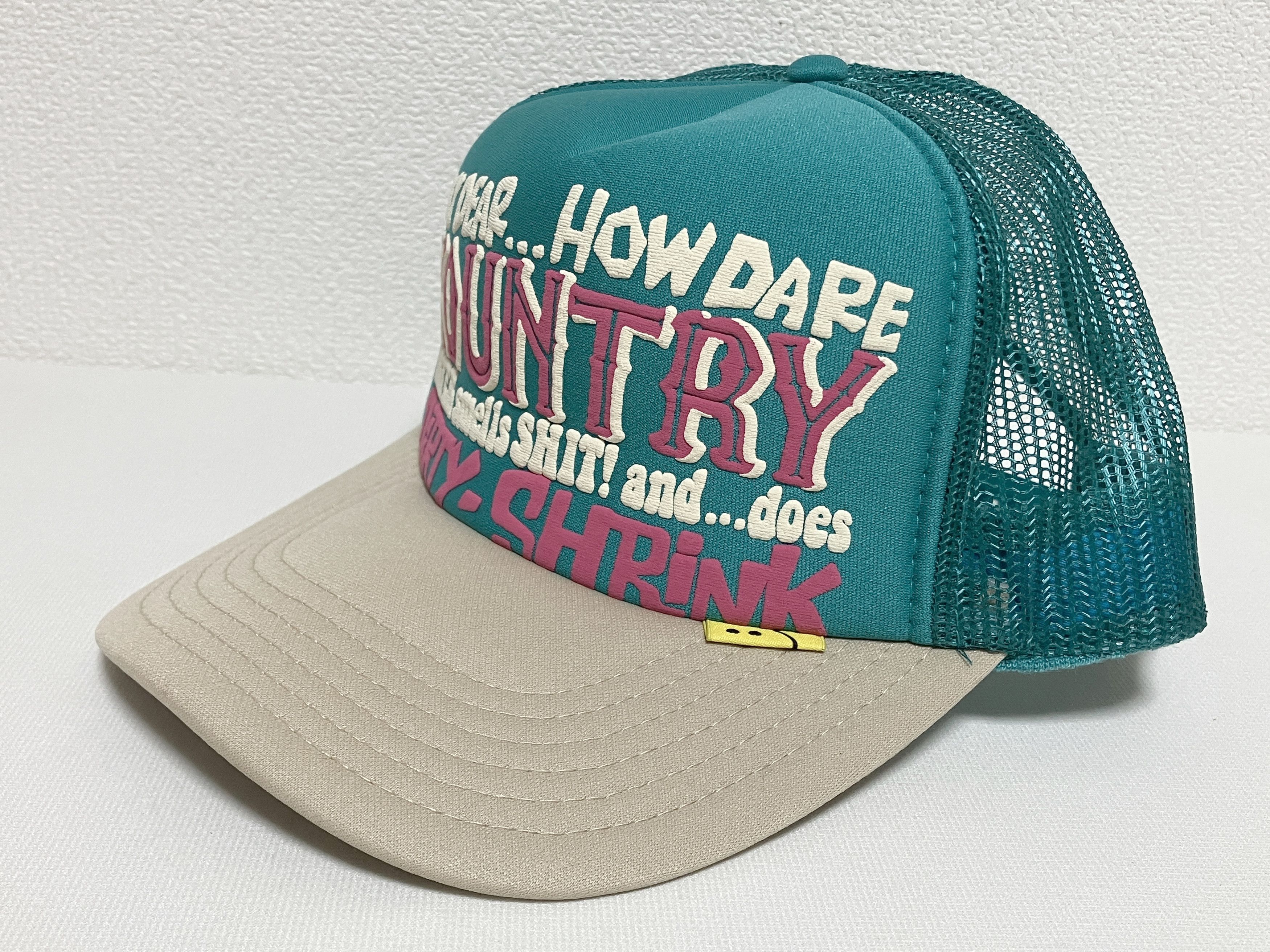 Kapital kapital kountry Dirty Shrink truck cap hat trucker turquoise Size ONE SIZE - 1 Thumbnail