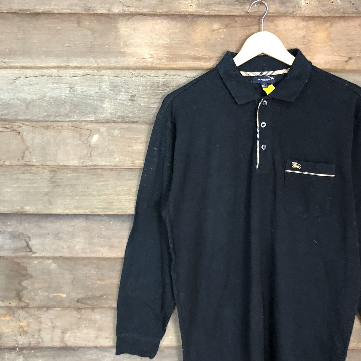 Burberry Burberry Black Long Sleeve Tshirt #2955 Size US L / EU 52-54 / 3 - 7 Thumbnail