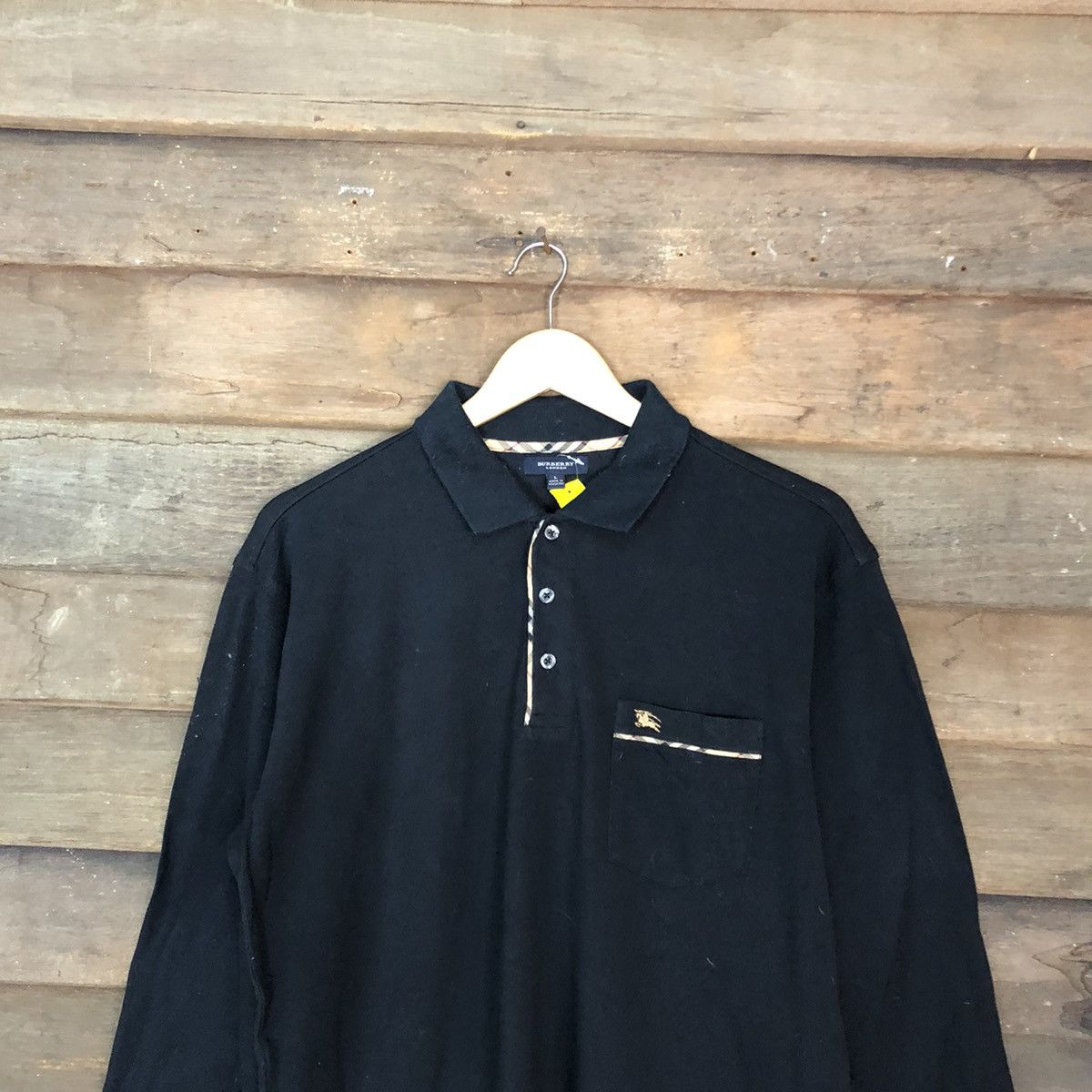 Burberry Burberry Black Long Sleeve Tshirt #2955 Size US L / EU 52-54 / 3 - 9 Thumbnail