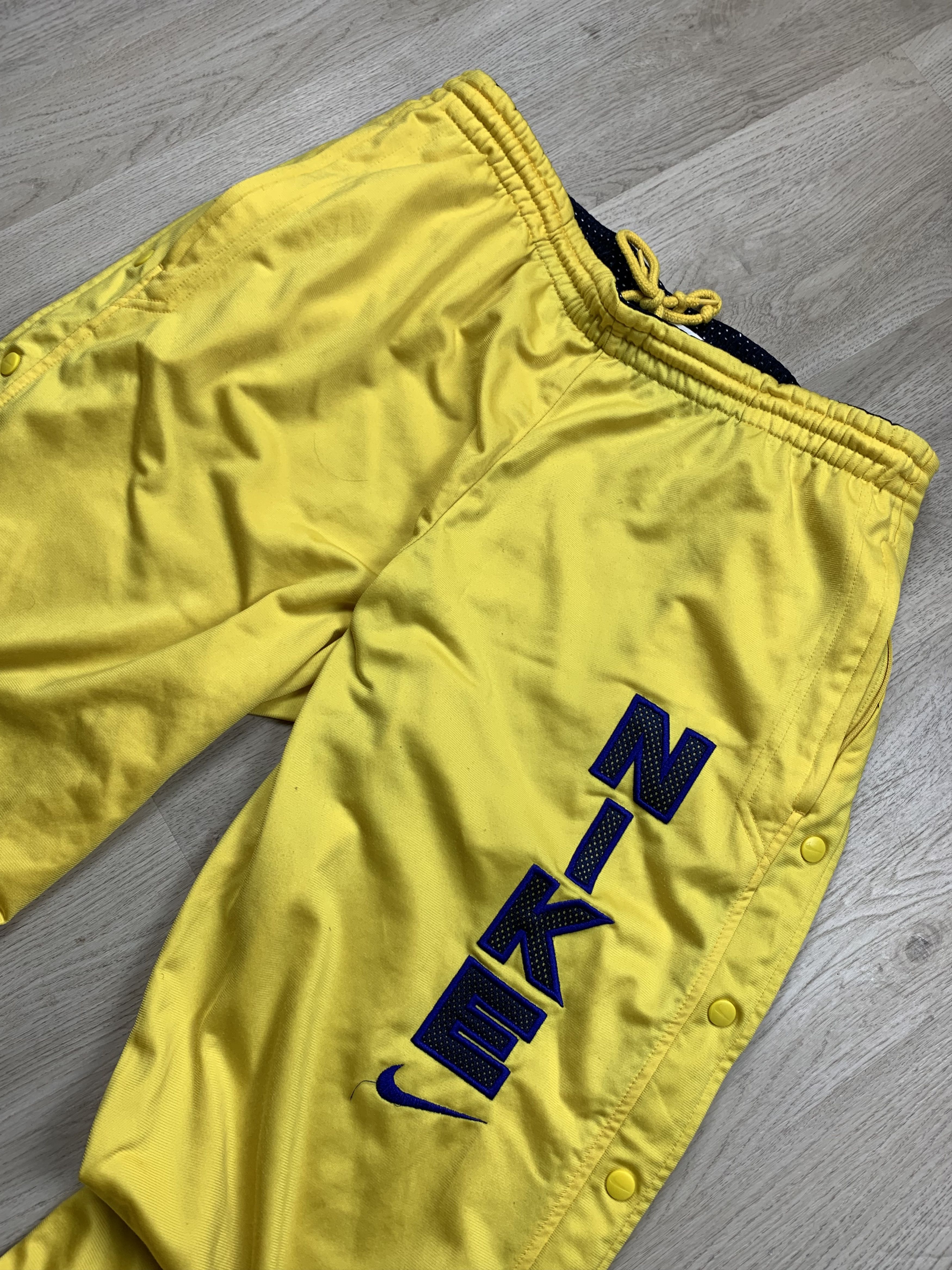 Nike × Vintage Nike Vintage Mens Pants Big Logo Drill style Size US 34 / EU 50 - 2 Thumbnail