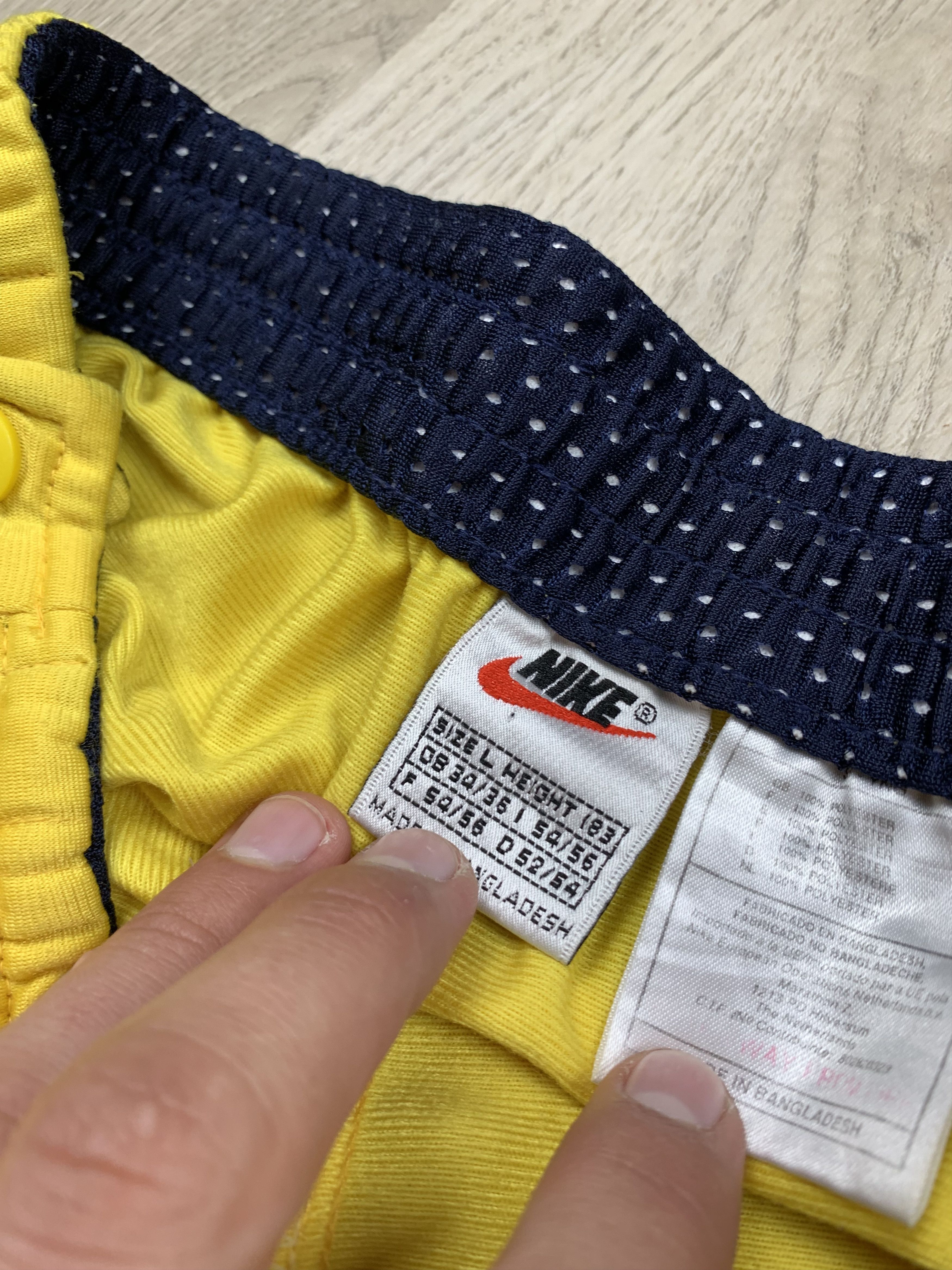 Nike × Vintage Nike Vintage Mens Pants Big Logo Drill style Size US 34 / EU 50 - 3 Thumbnail