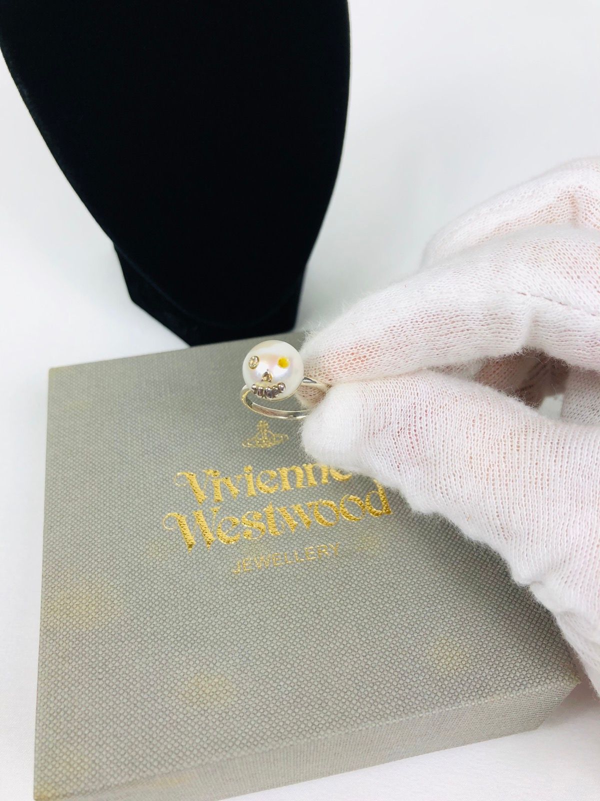Pre-owned Vivienne Westwood Halloween Ring Size 5 1/4 In Silver