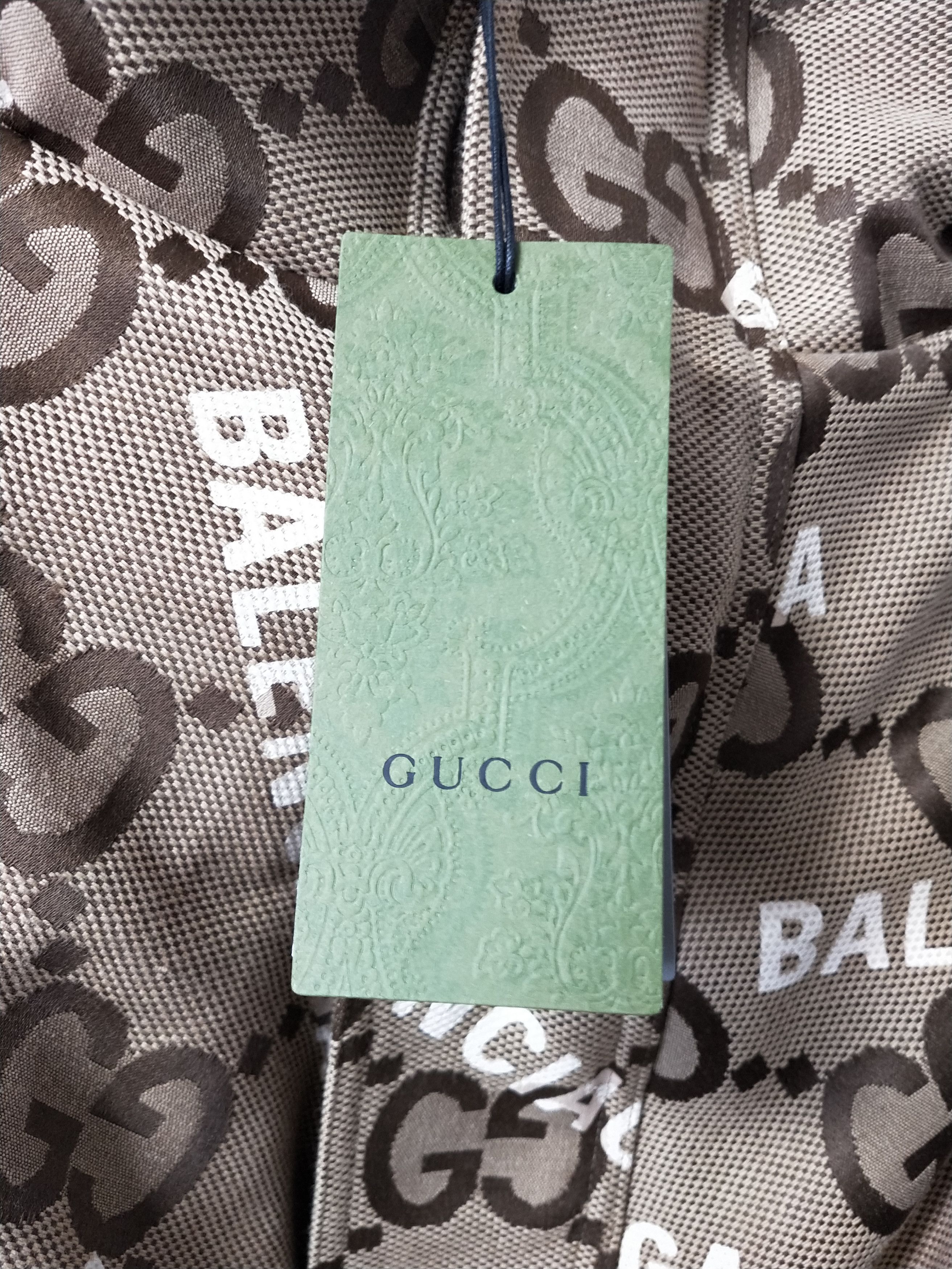 Balenciaga × Gucci 'Hacker Project' GG Jumbo Jacket Size US XXL / EU 58 / 5 - 8 Thumbnail