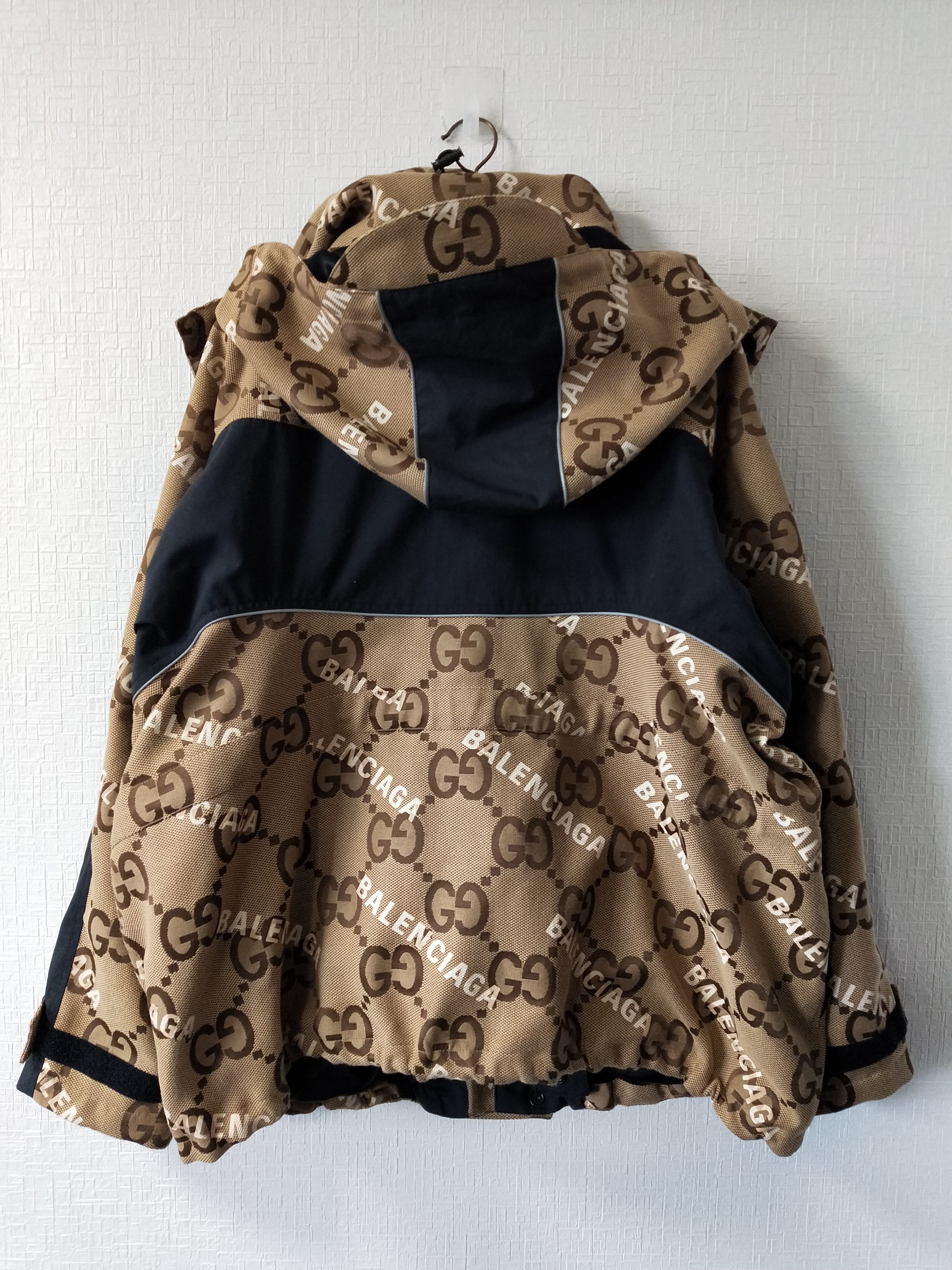 Balenciaga × Gucci 'Hacker Project' GG Jumbo Jacket Size US XXL / EU 58 / 5 - 2 Thumbnail