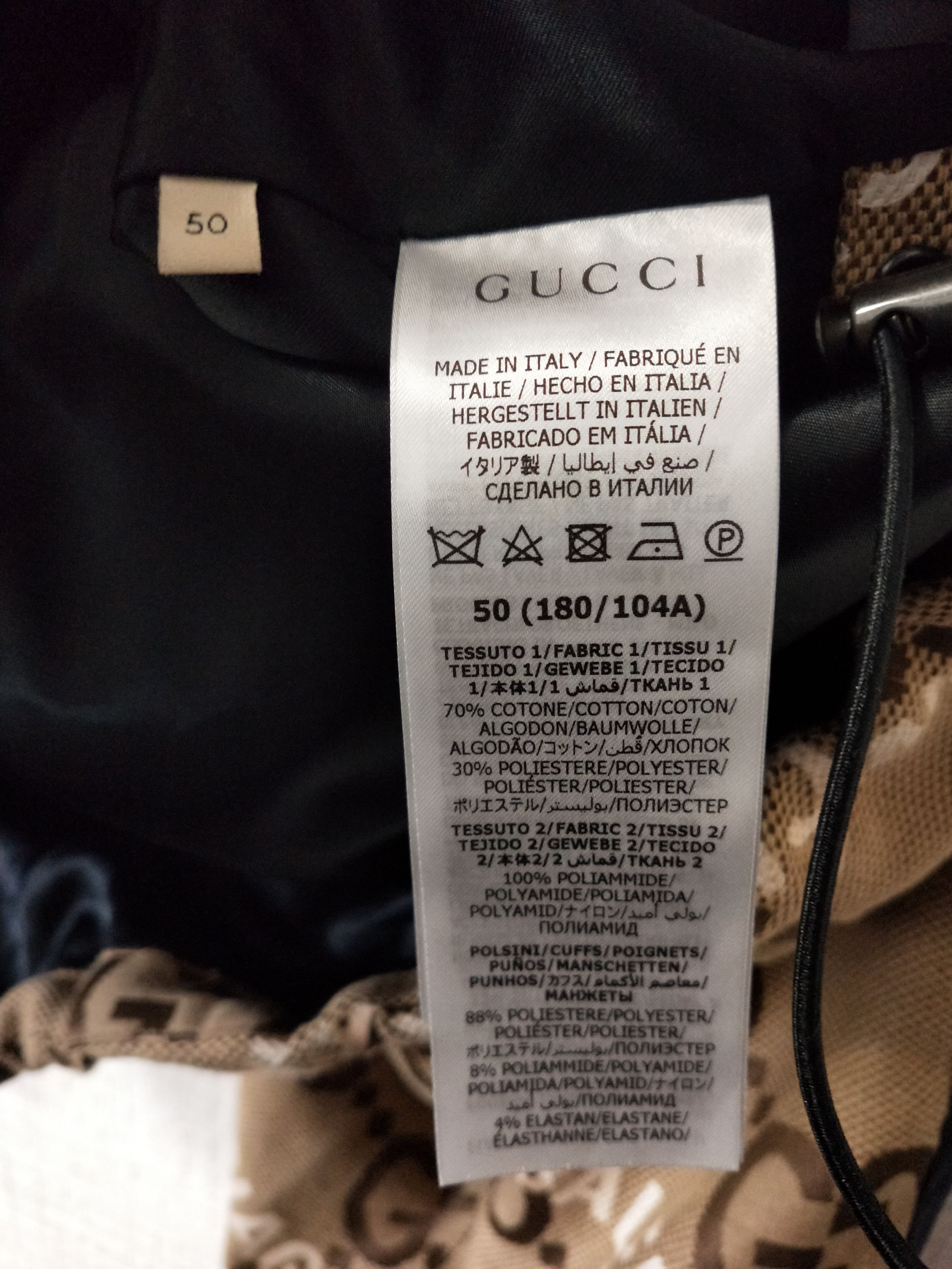 Balenciaga × Gucci 'Hacker Project' GG Jumbo Jacket Size US XXL / EU 58 / 5 - 6 Thumbnail