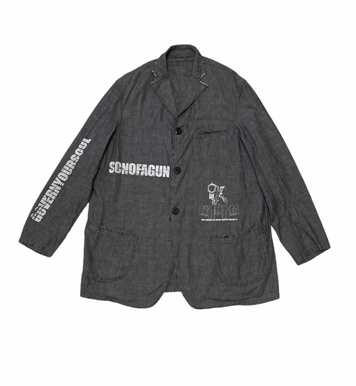 Band Tees × Neighborhood Neighborhood X KMFDM Rock Band Jacket Song Title Design Size US M / EU 48-50 / 2 - 1 Thumbnail