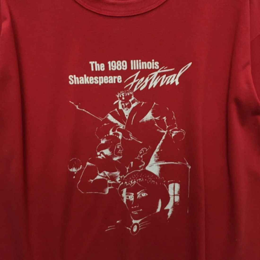 Russell Athletic × Vintage Rare Vintage 1989 Illinois Shakespeare Festival Tee Size US XL / EU 56 / 4 - 5 Thumbnail