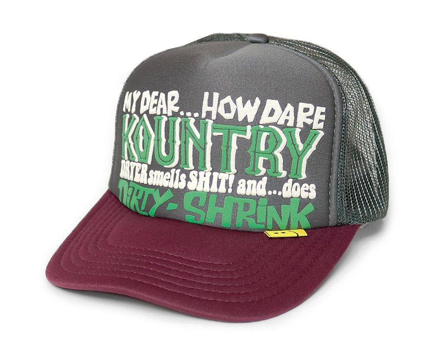 Kapital kapital kountry Dirty Shrink truck cap hat trucker charcoal Size ONE SIZE - 5 Thumbnail