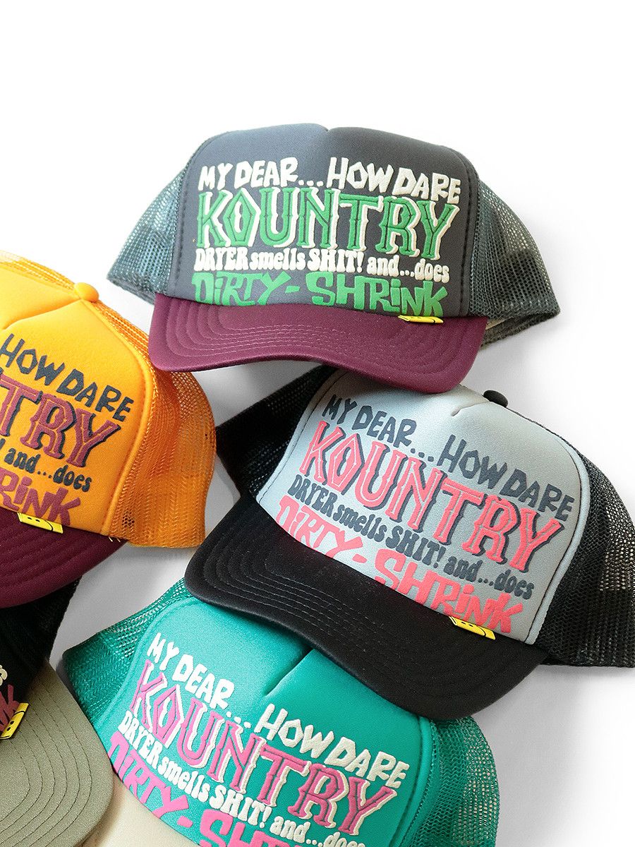 Kapital kapital kountry Dirty Shrink truck cap hat trucker charcoal Size ONE SIZE - 11 Thumbnail